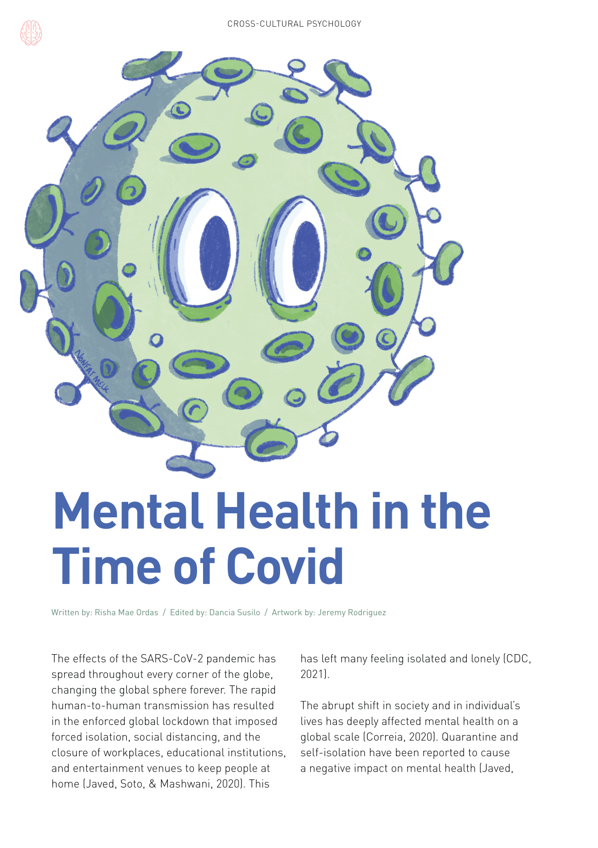 Psych2Go Magazine #21 - Schizophrenia disorder (Physical)