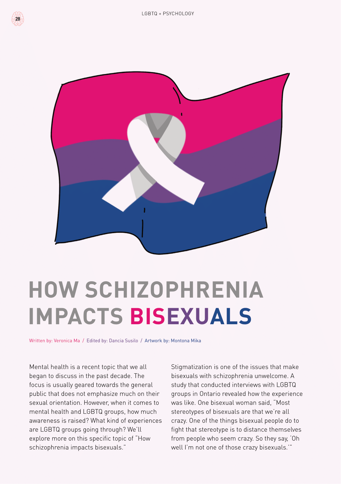 Psych2Go Magazine #21 - Schizophrenia disorder (Physical)