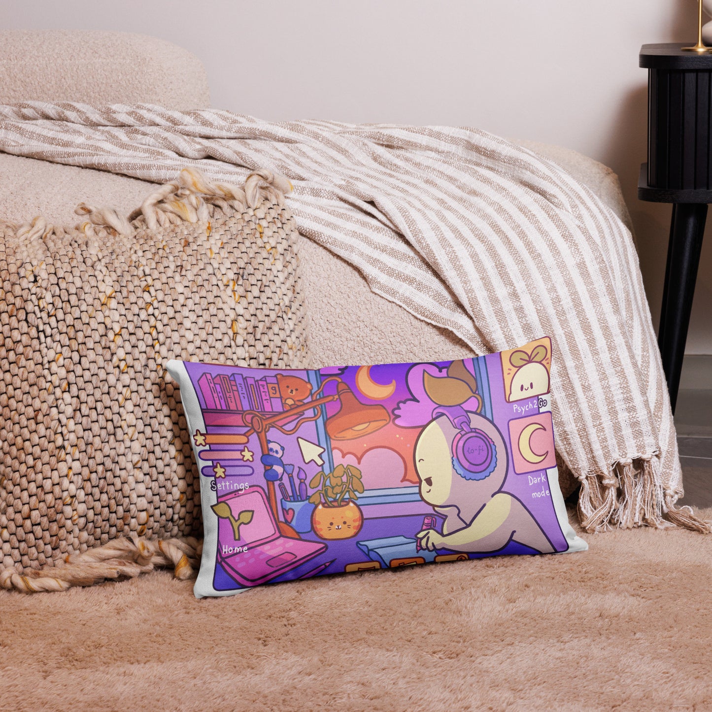 PSI Light and Day You Will Be Okay Premium Pillow