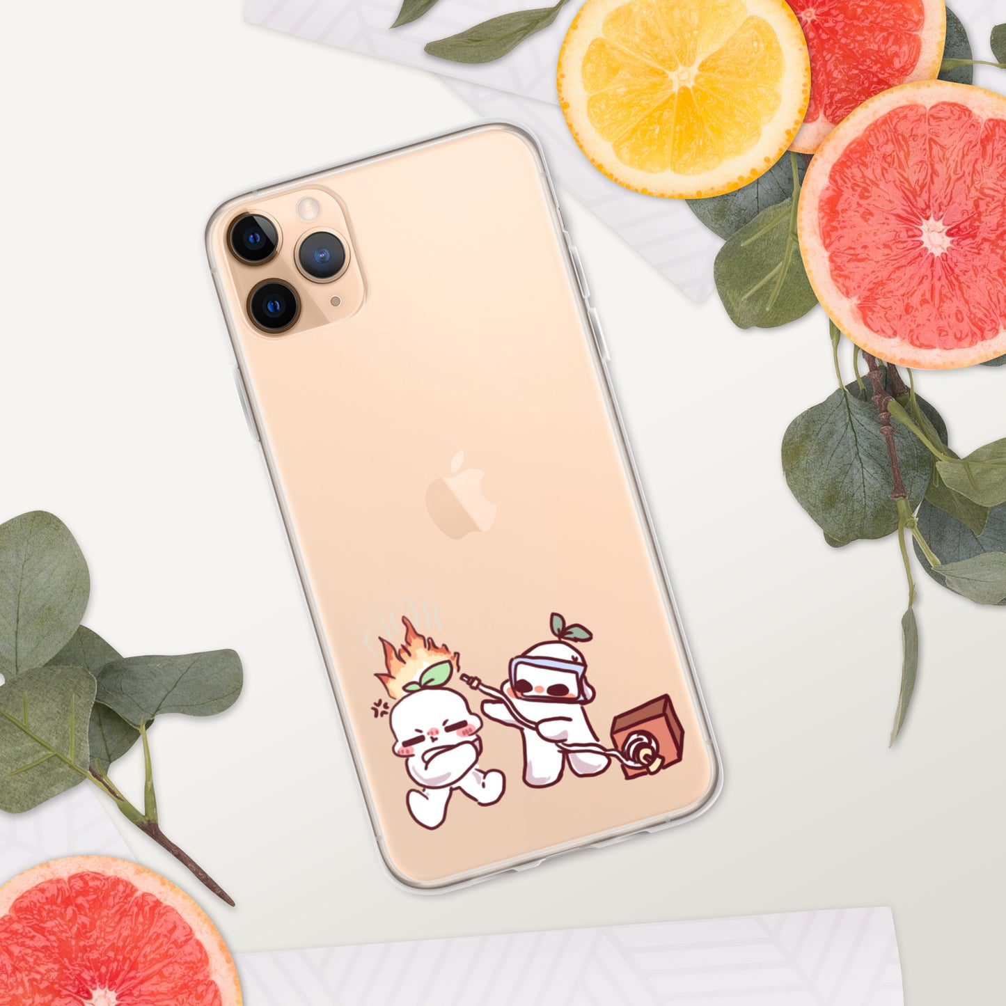 Angry Psi Clear Case for iPhone®