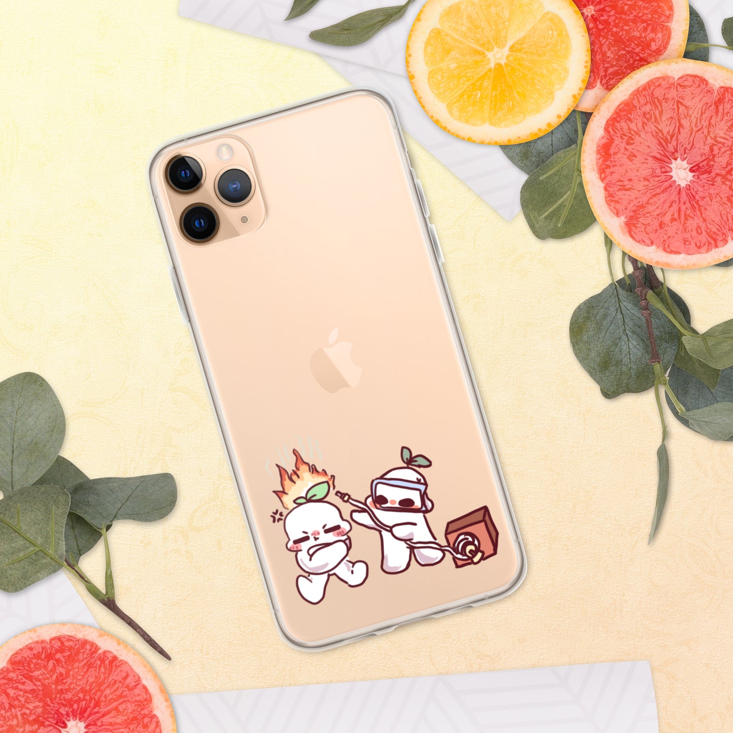 Angry Psi Clear Case for iPhone®