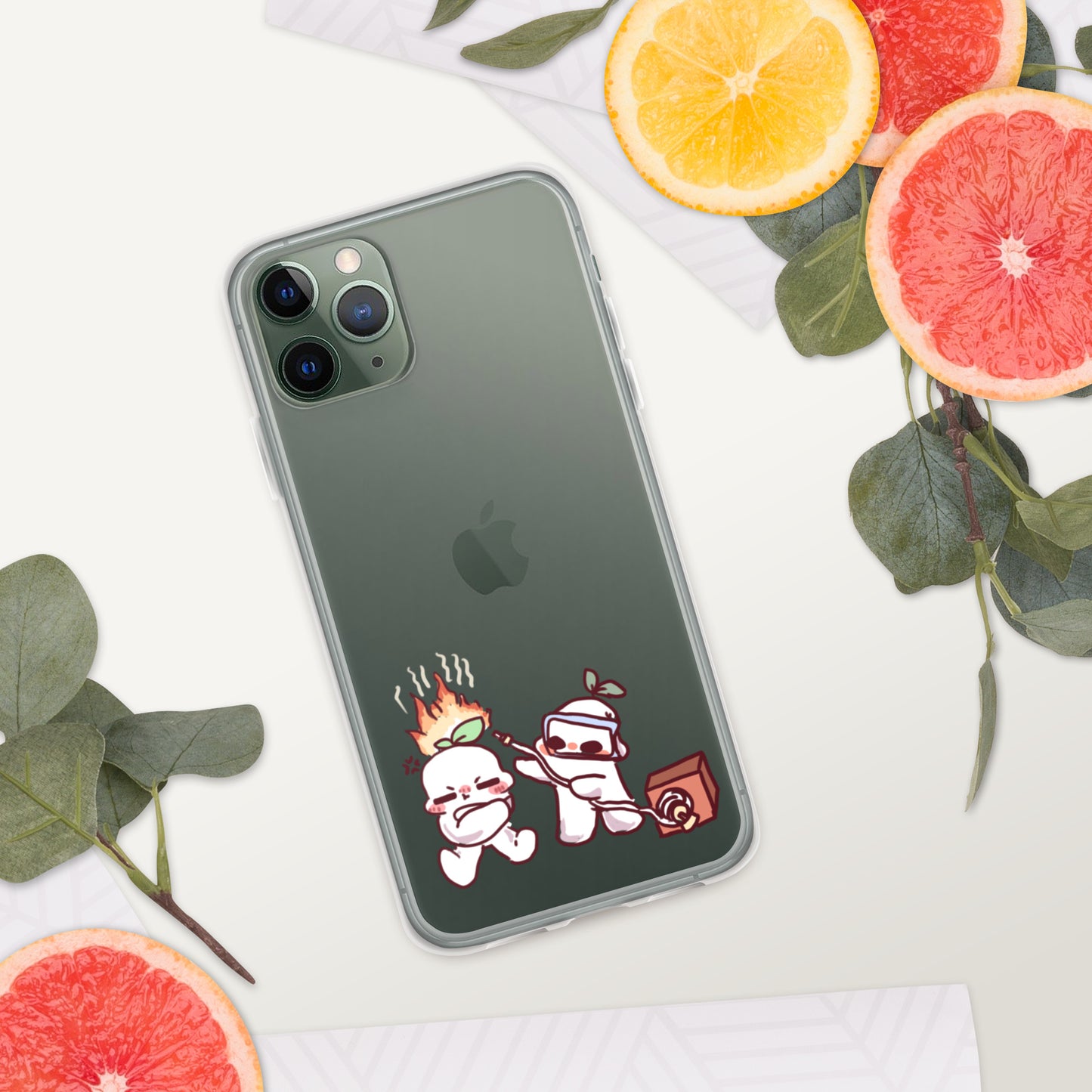 Angry Psi Clear Case for iPhone®