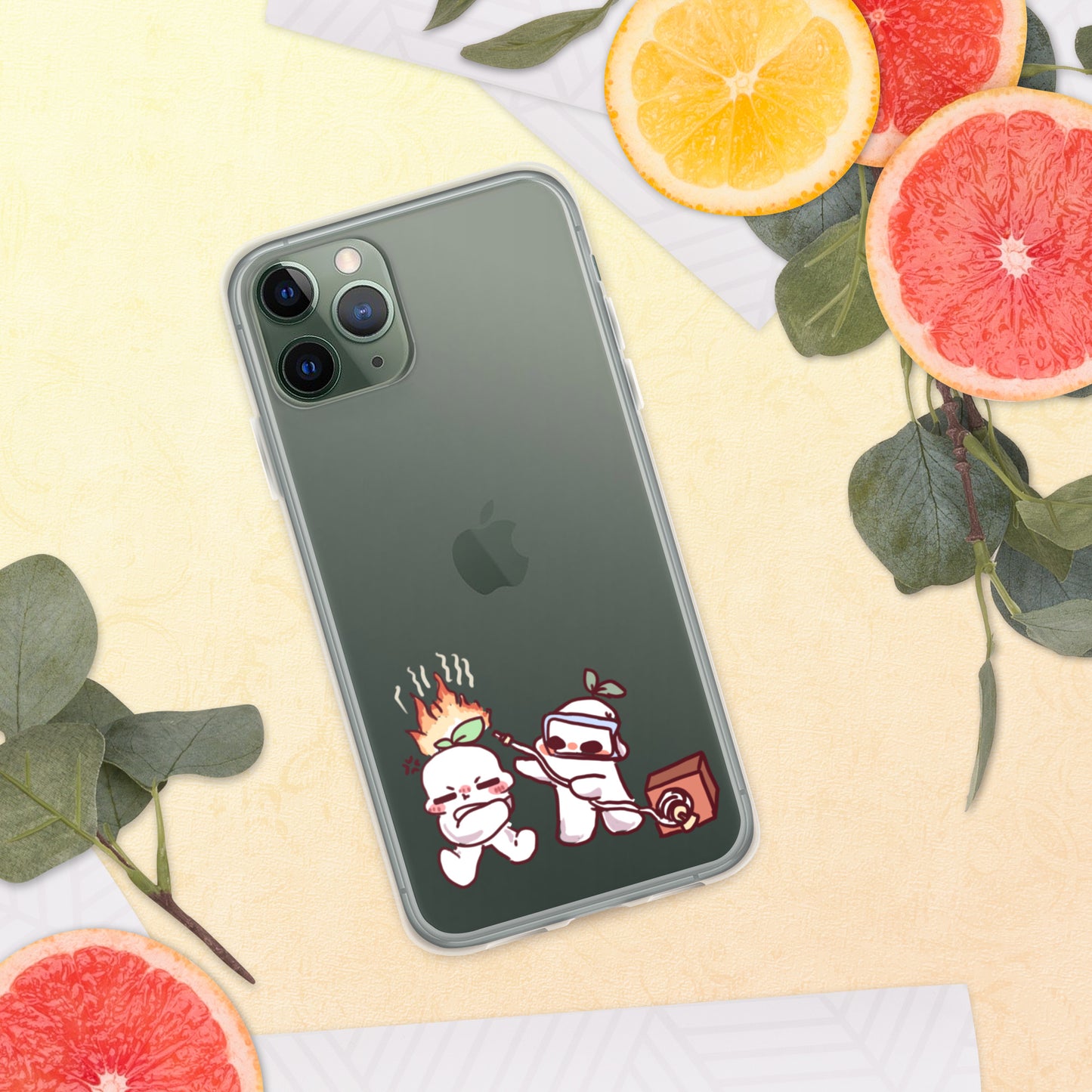 Angry Psi Clear Case for iPhone®