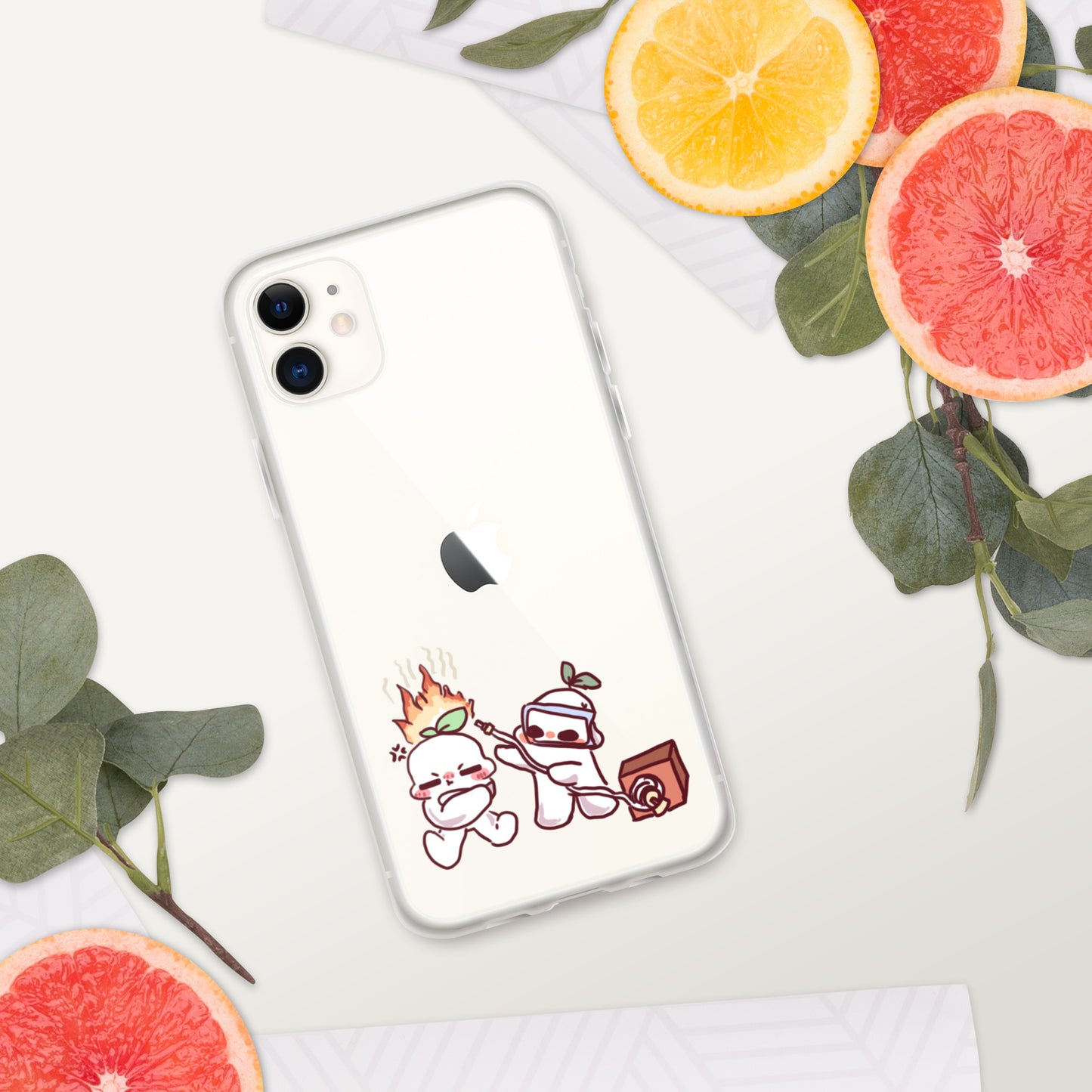 Angry Psi Clear Case for iPhone®