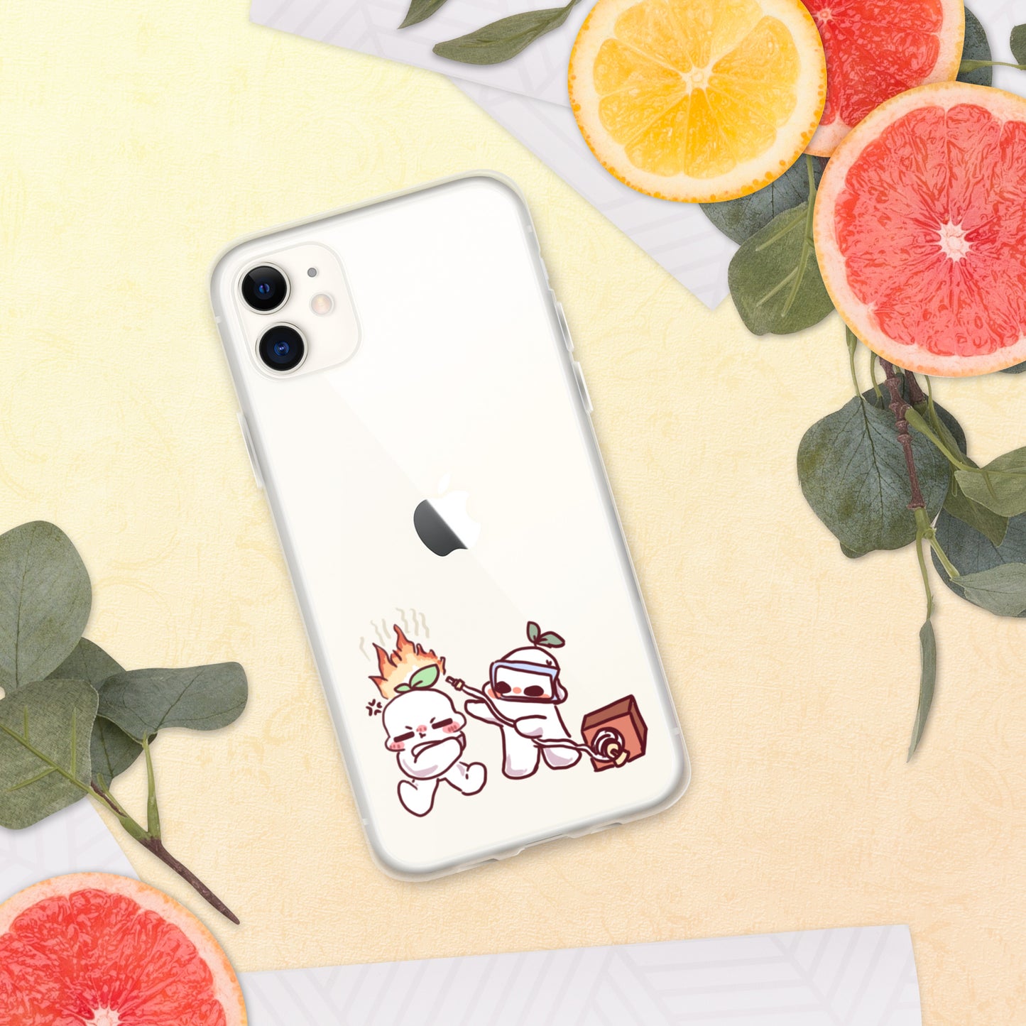 Angry Psi Clear Case for iPhone®