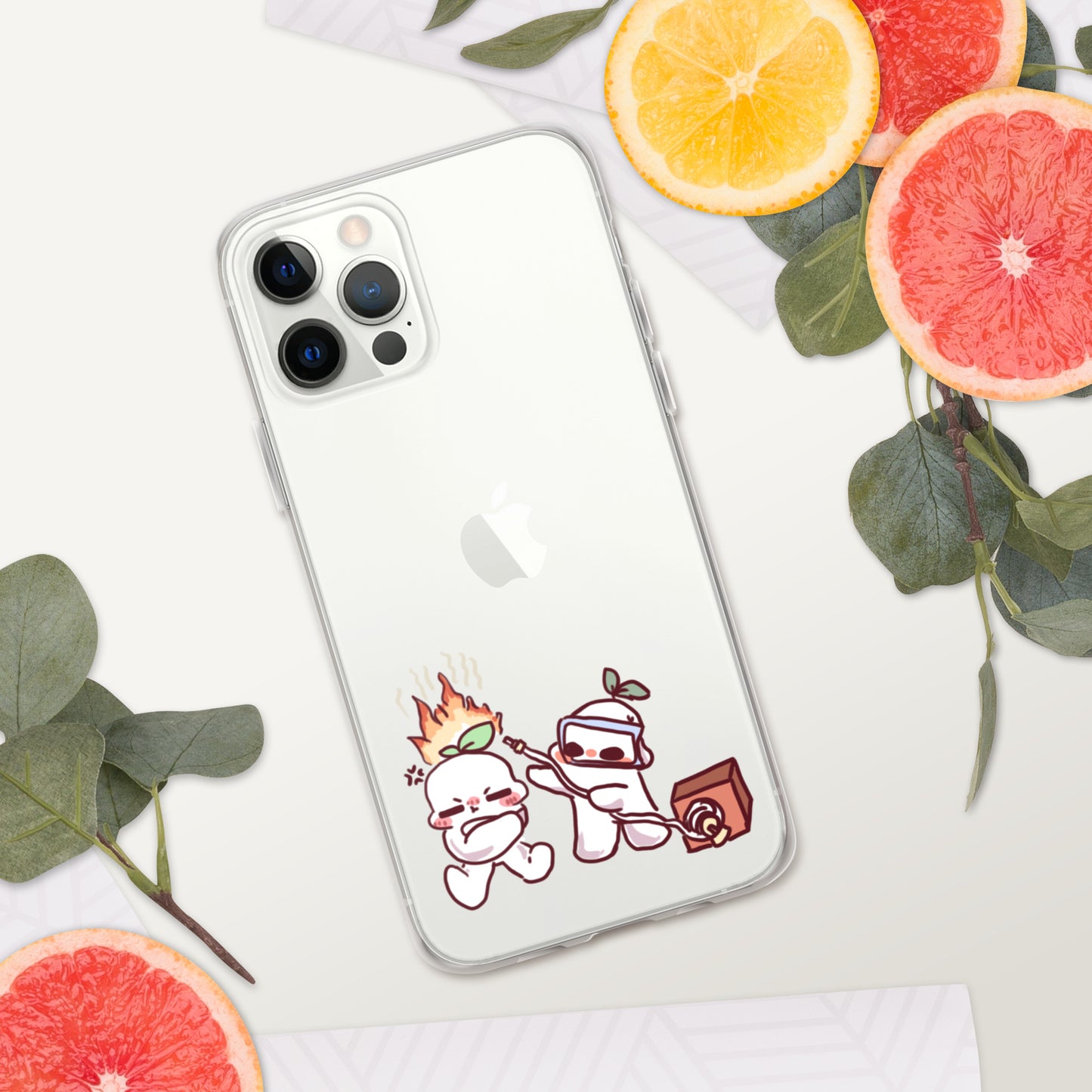 Angry Psi Clear Case for iPhone®