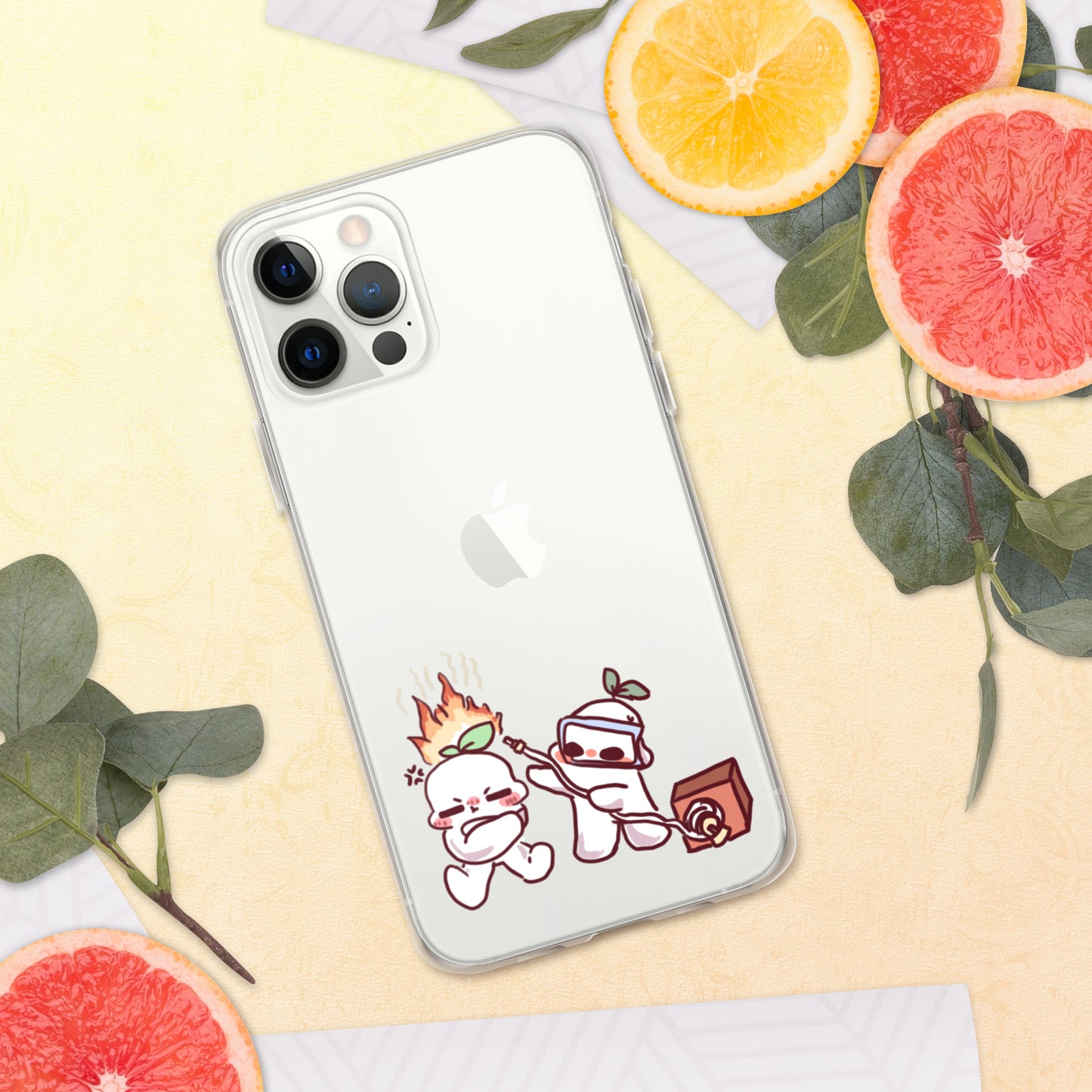 Angry Psi Clear Case for iPhone®