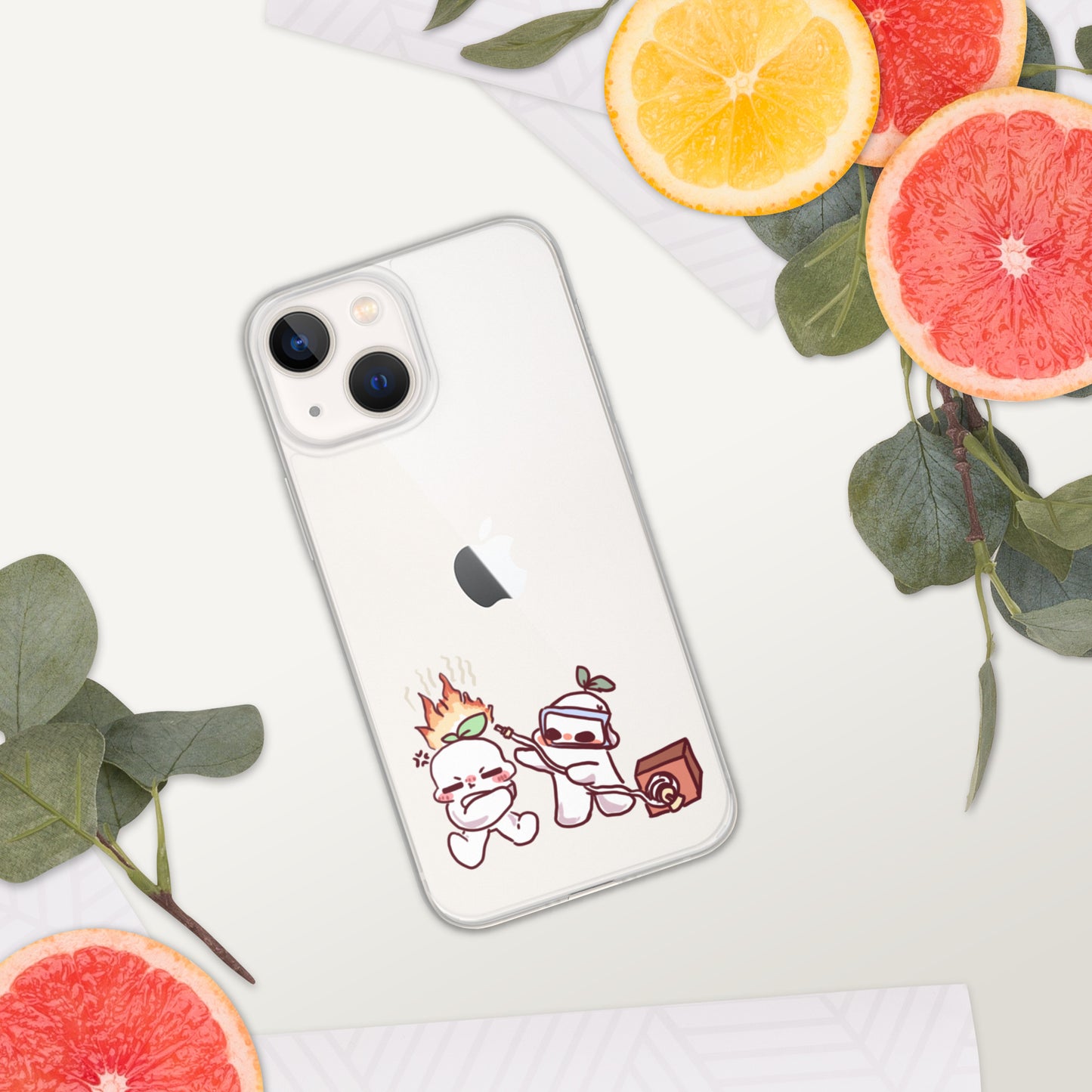 Angry Psi Clear Case for iPhone®