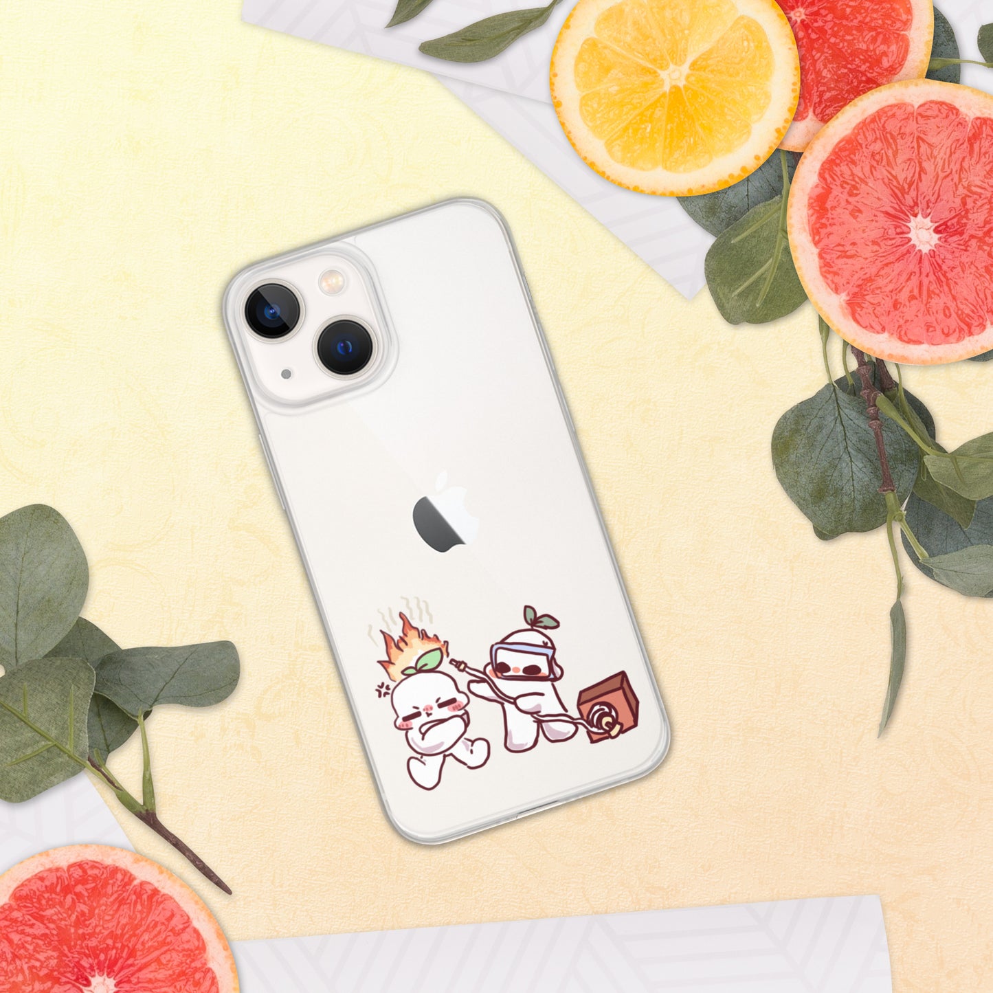 Angry Psi Clear Case for iPhone®