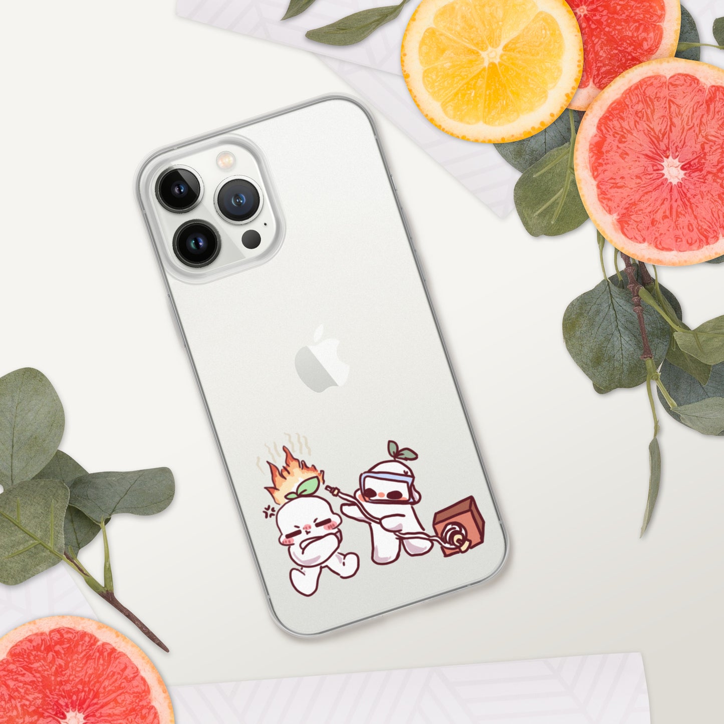 Angry Psi Clear Case for iPhone®