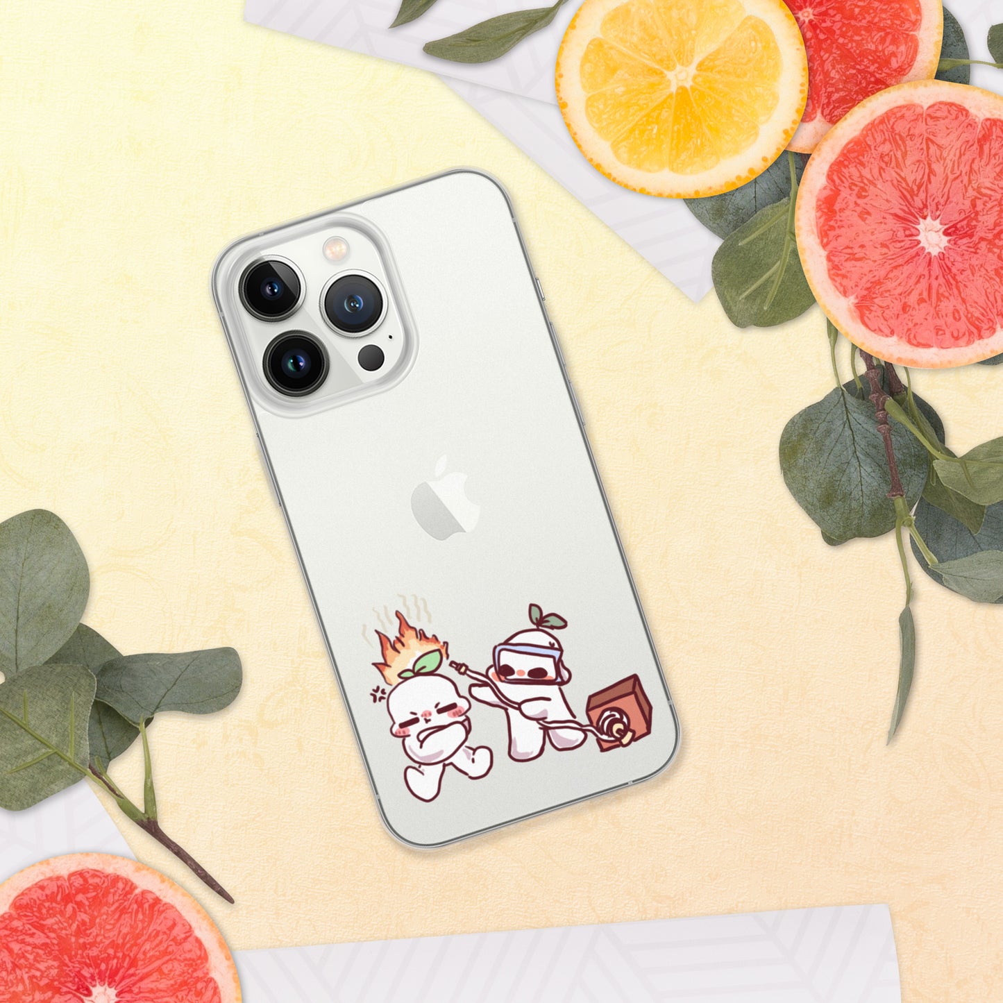 Angry Psi Clear Case for iPhone®