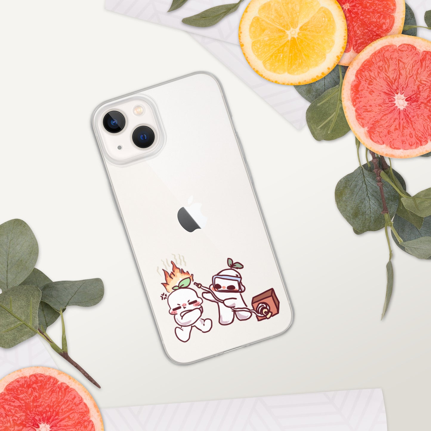 Angry Psi Clear Case for iPhone®