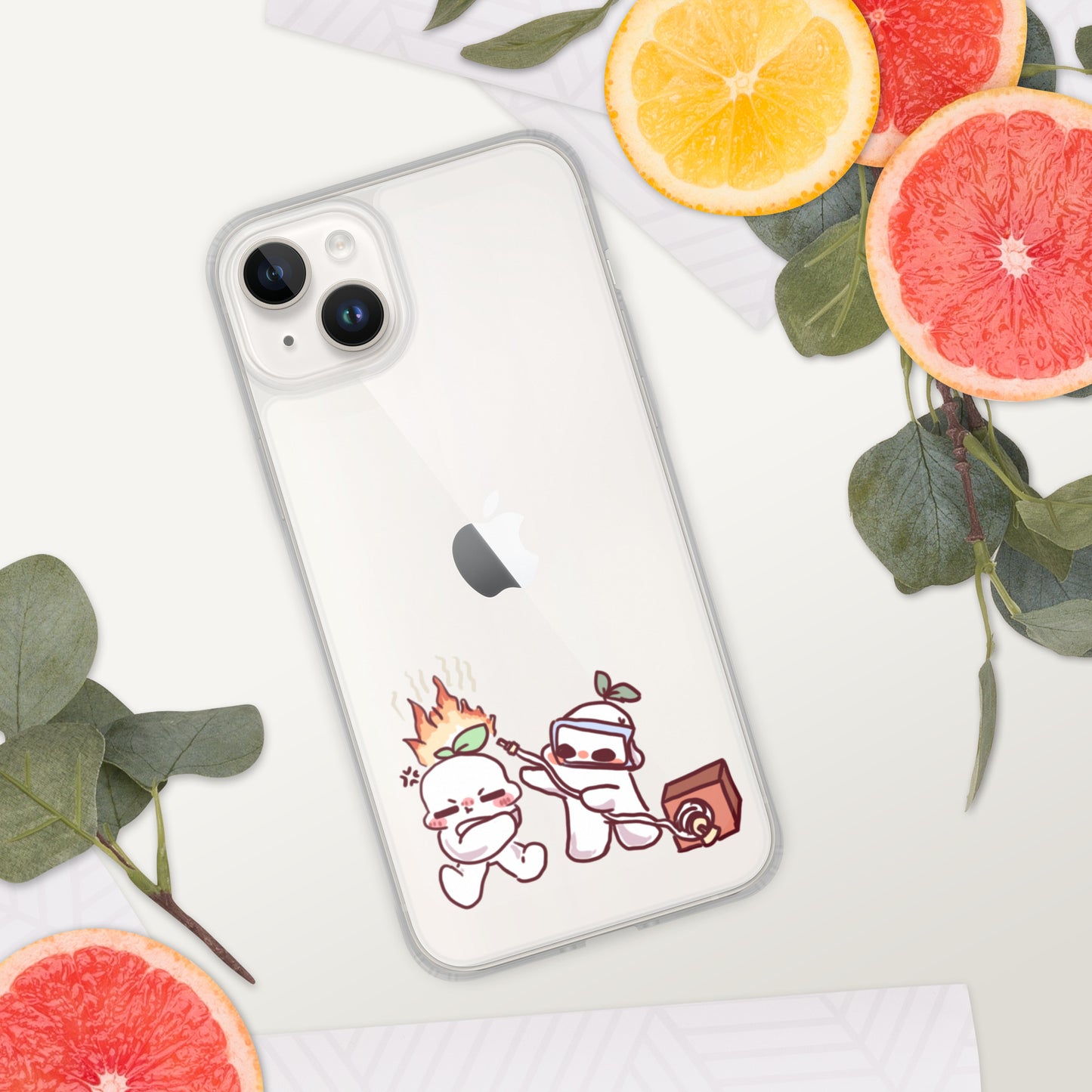 Angry Psi Clear Case for iPhone®