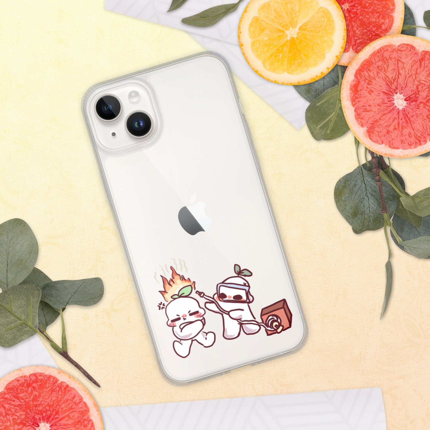 Angry Psi Clear Case for iPhone®