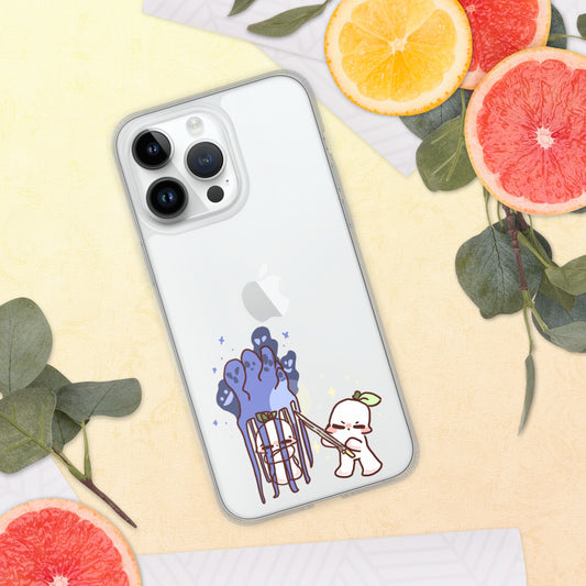 Scared Psi Clear Case for iPhone®
