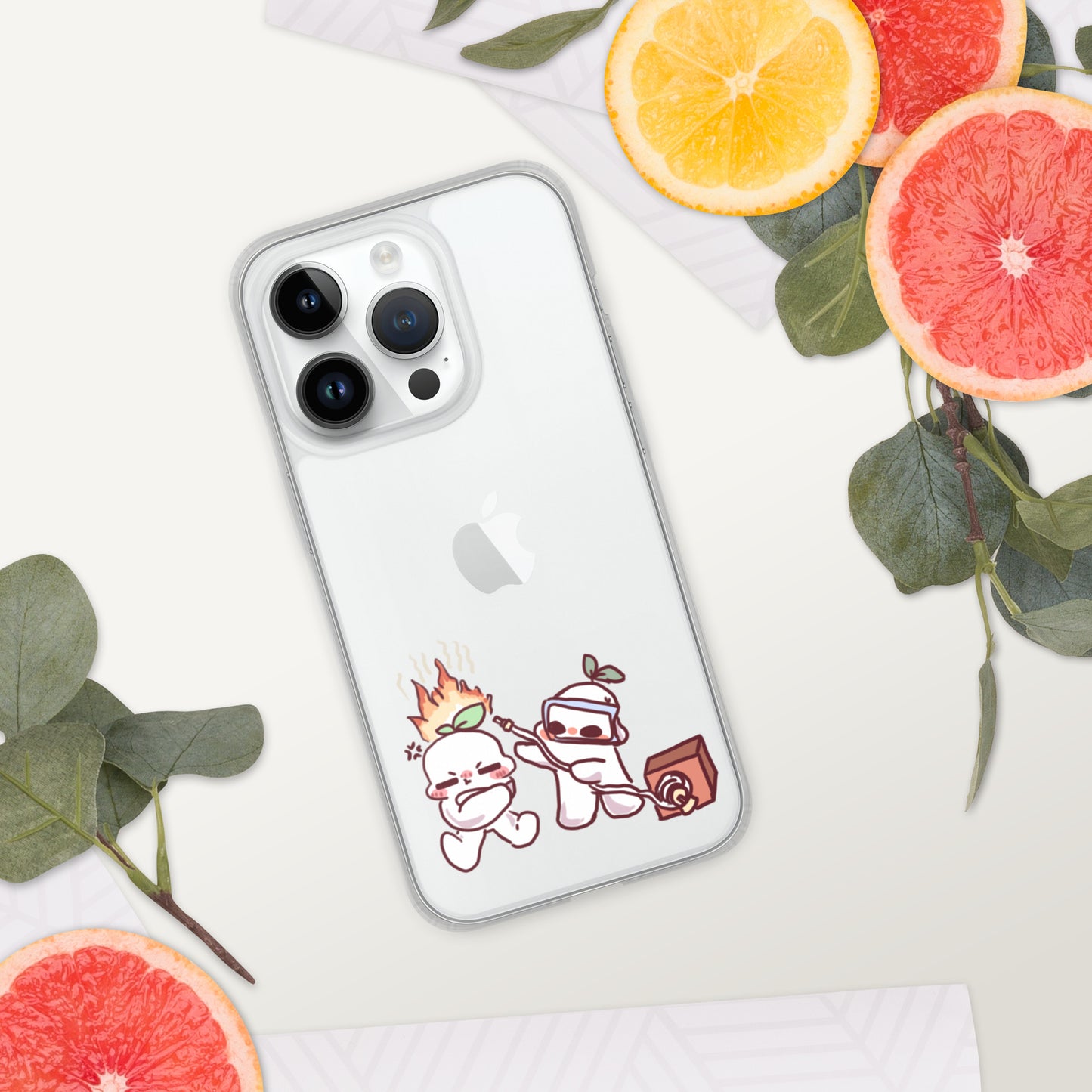 Angry Psi Clear Case for iPhone®