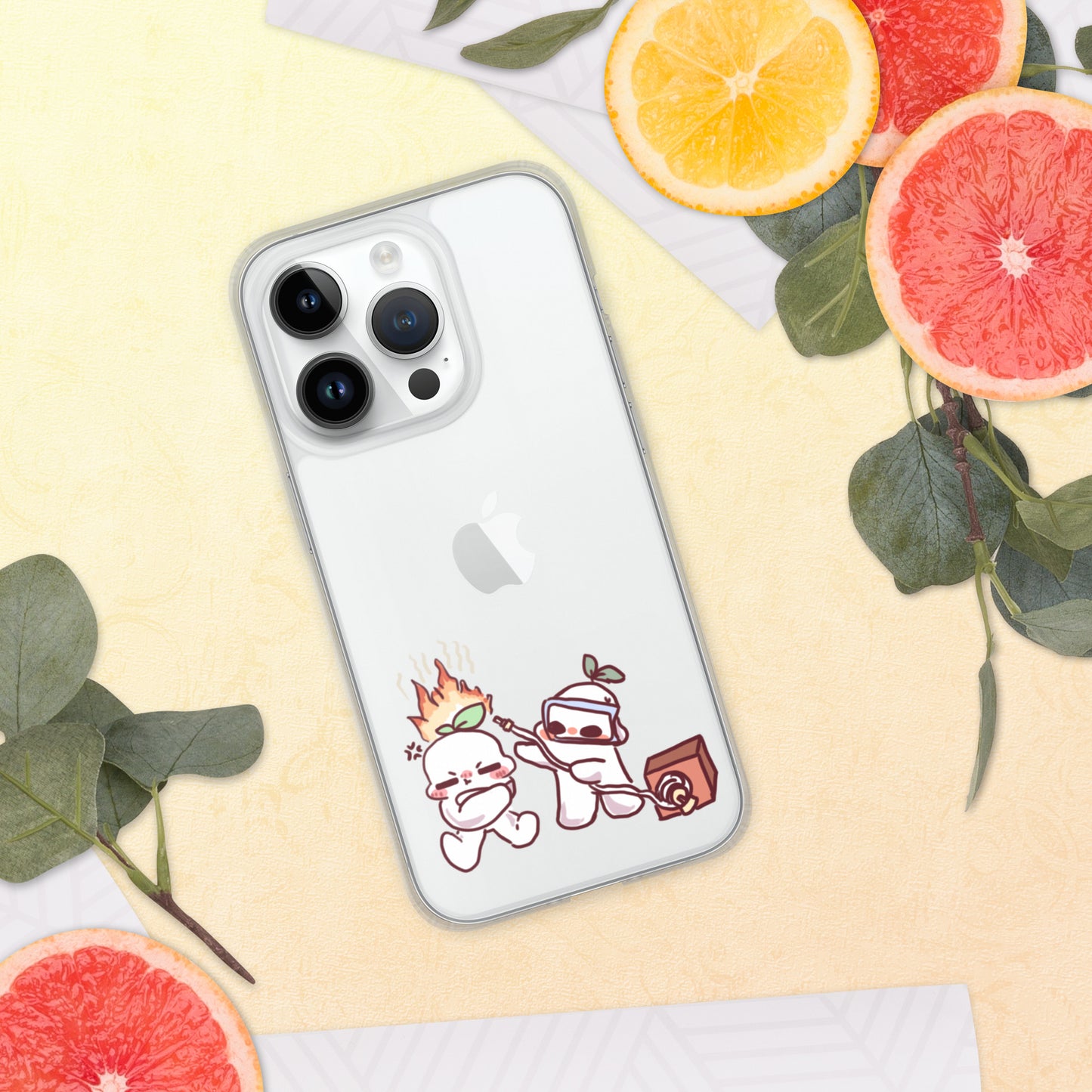 Angry Psi Clear Case for iPhone®