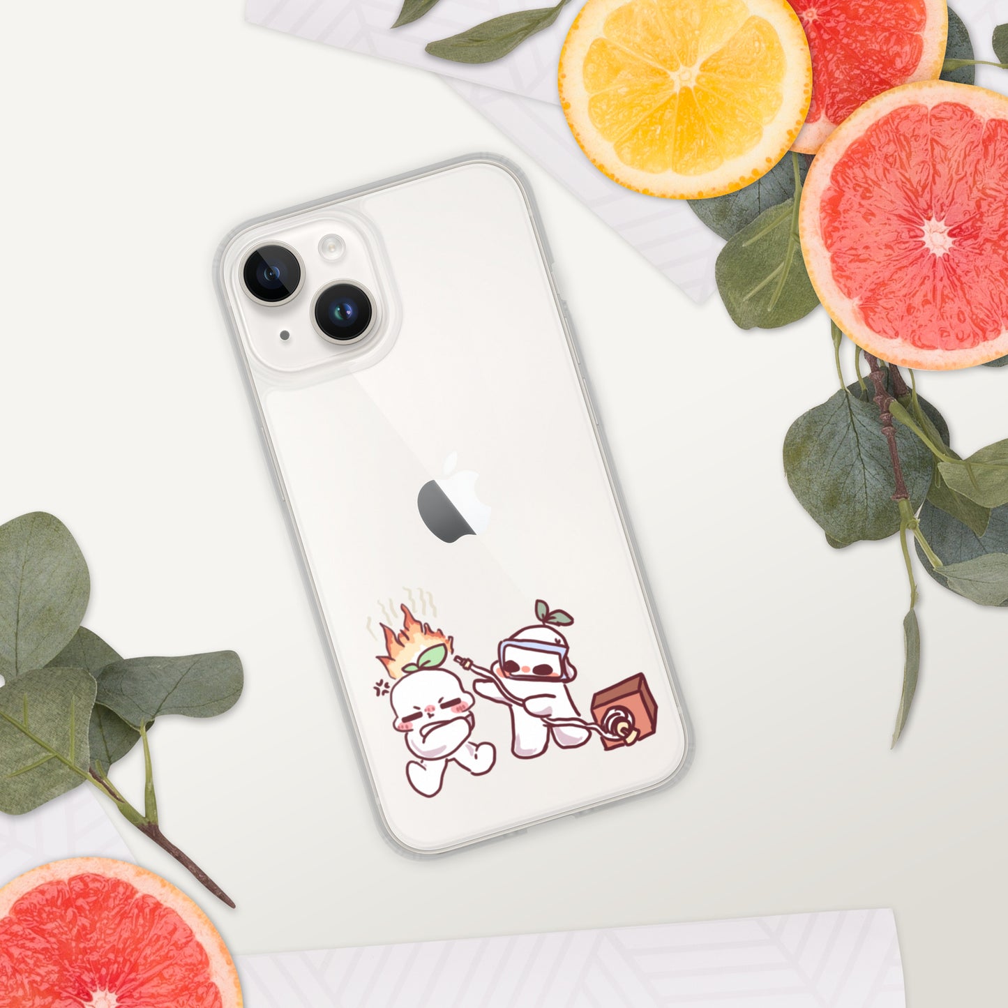 Angry Psi Clear Case for iPhone®