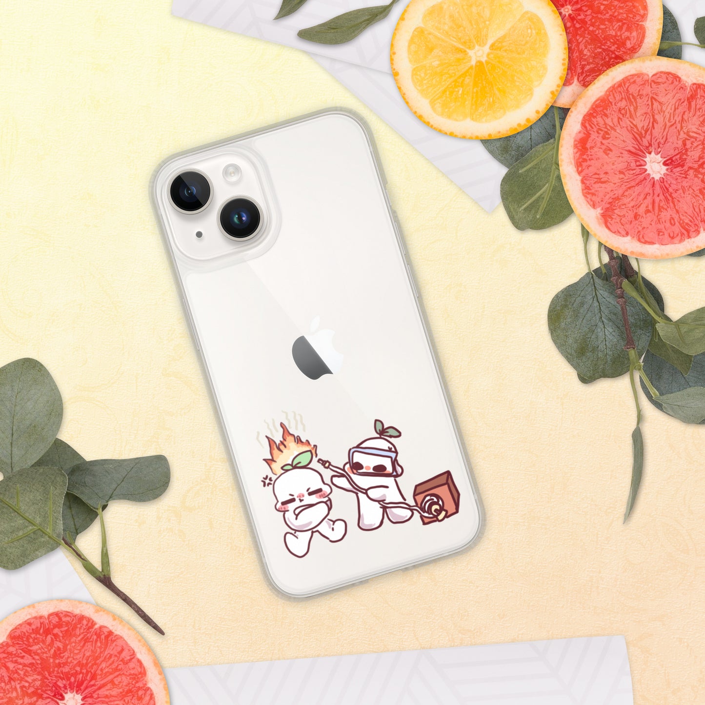 Angry Psi Clear Case for iPhone®