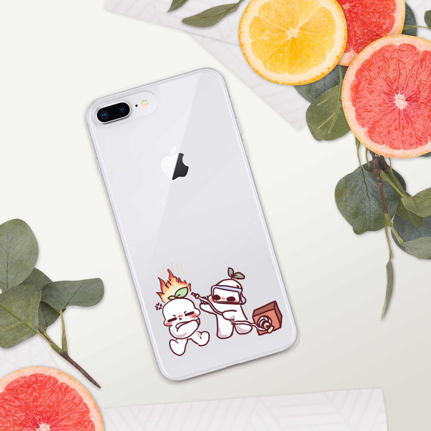 Angry Psi Clear Case for iPhone®