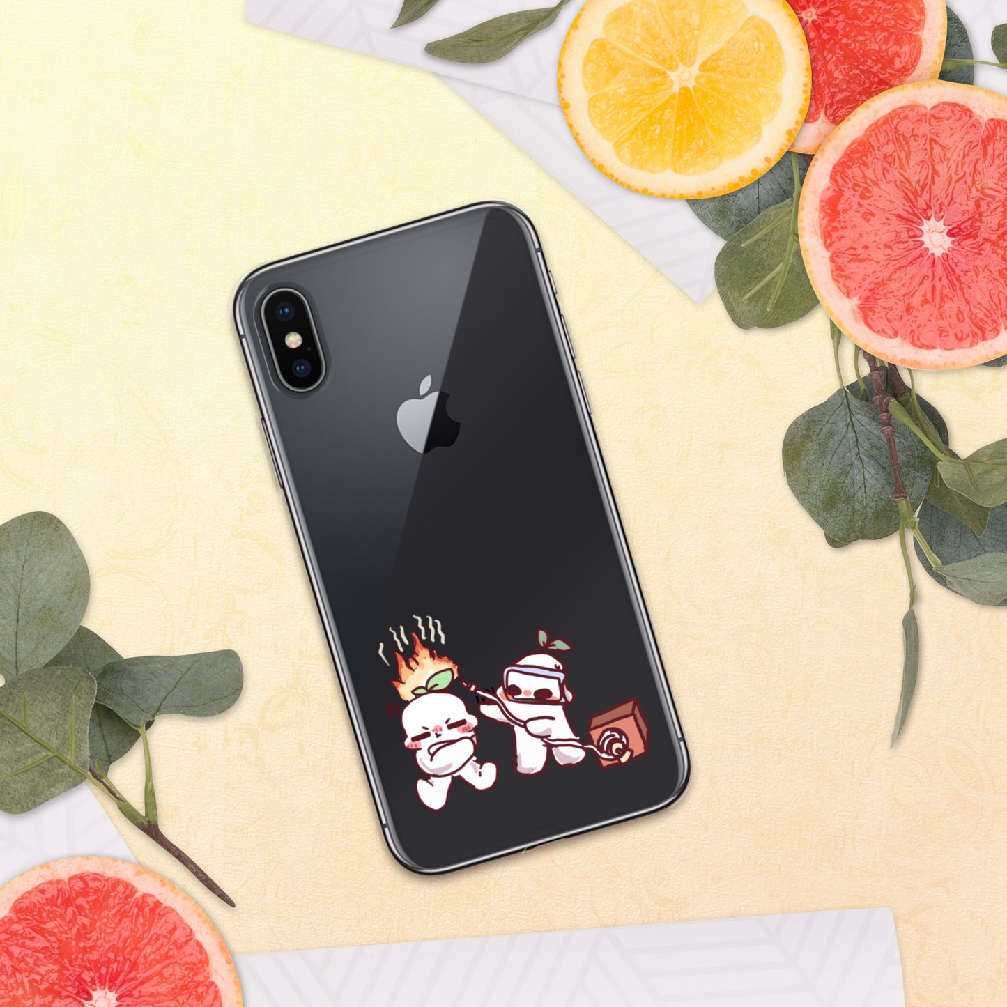 Angry Psi Clear Case for iPhone®