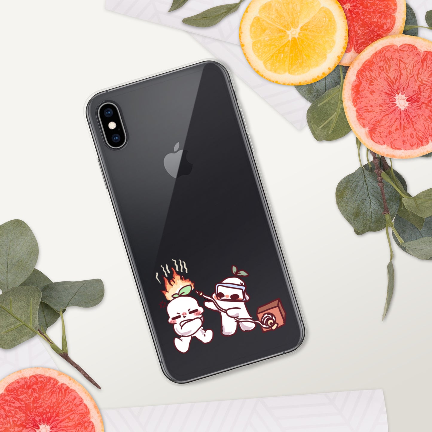 Angry Psi Clear Case for iPhone®