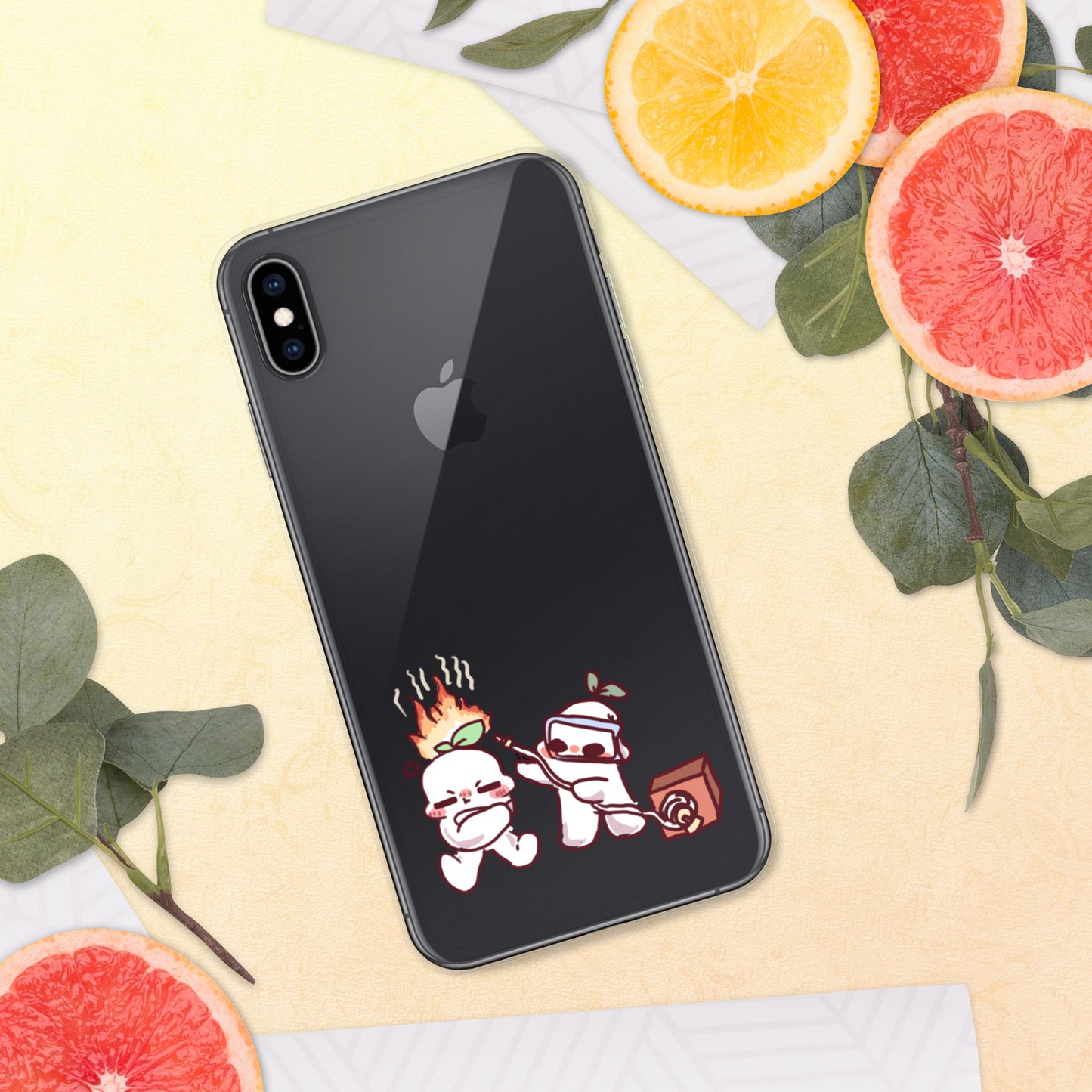 Angry Psi Clear Case for iPhone®