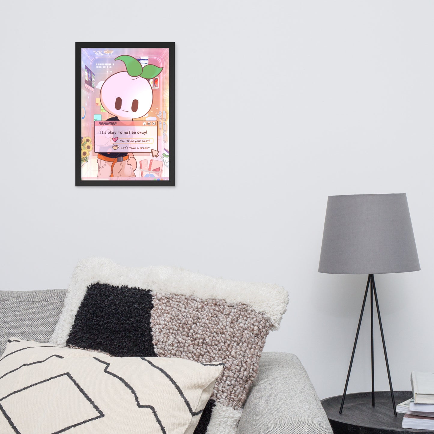 It's Okay to Not Be Okay! | Framed poster
