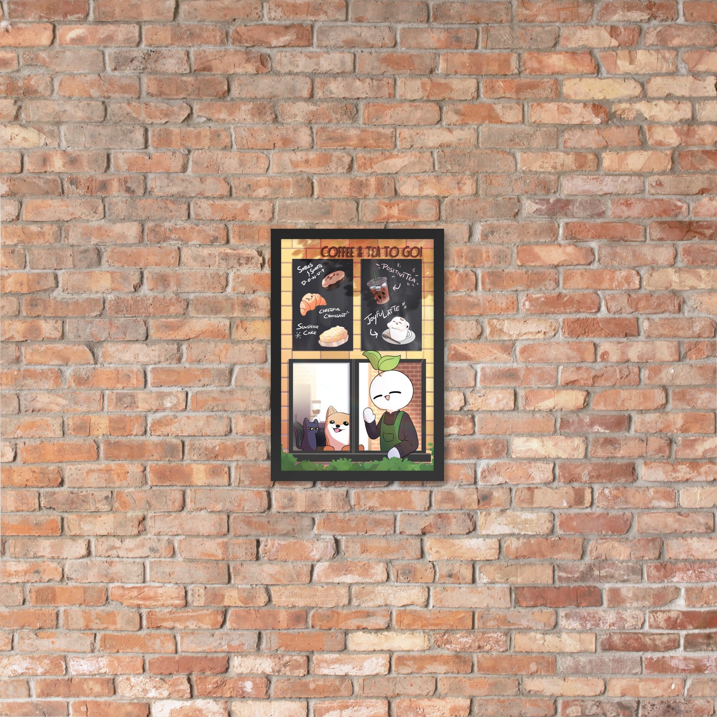 Coffee and Tea | Framed poster