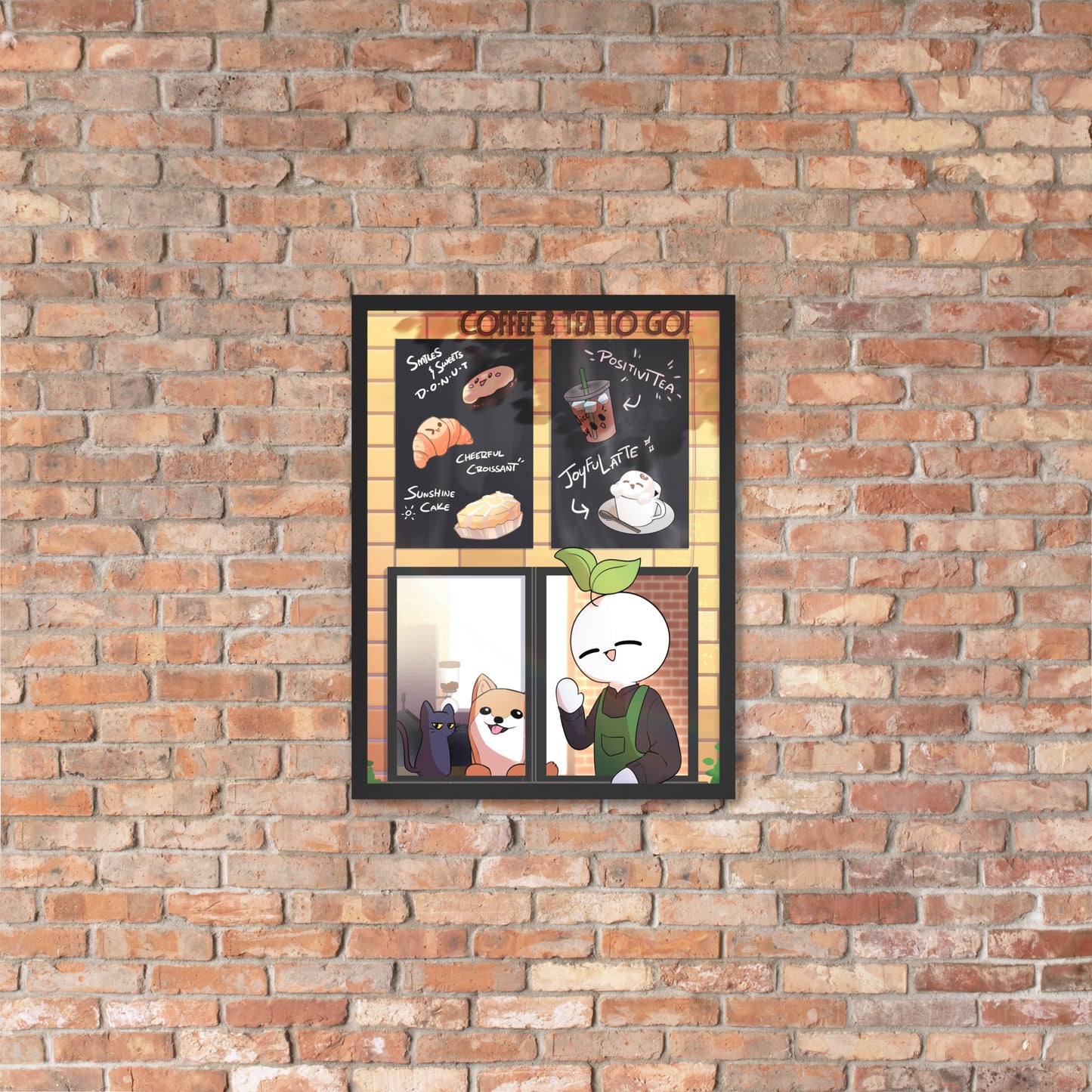 Coffee and Tea | Framed poster