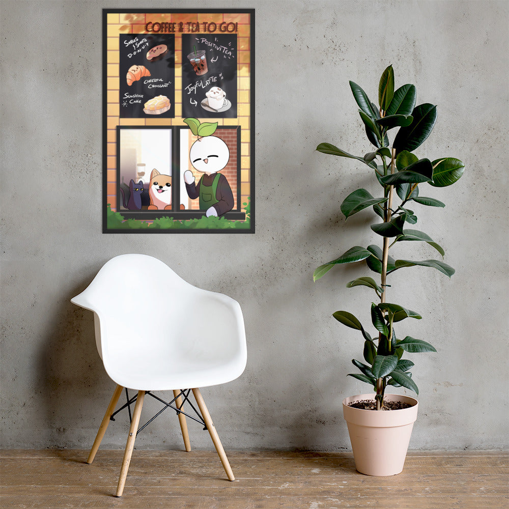 Coffee and Tea | Framed poster