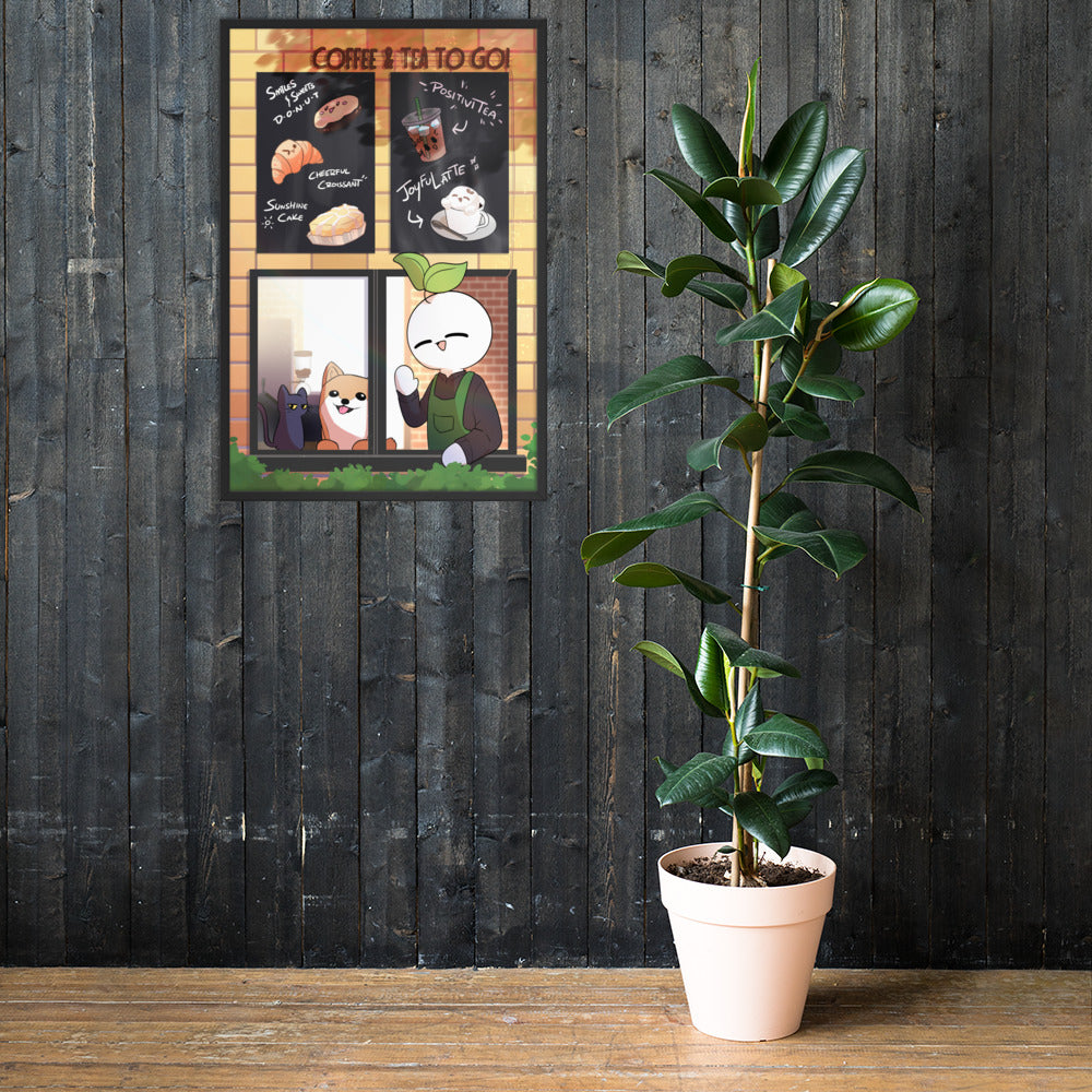 Coffee and Tea | Framed poster