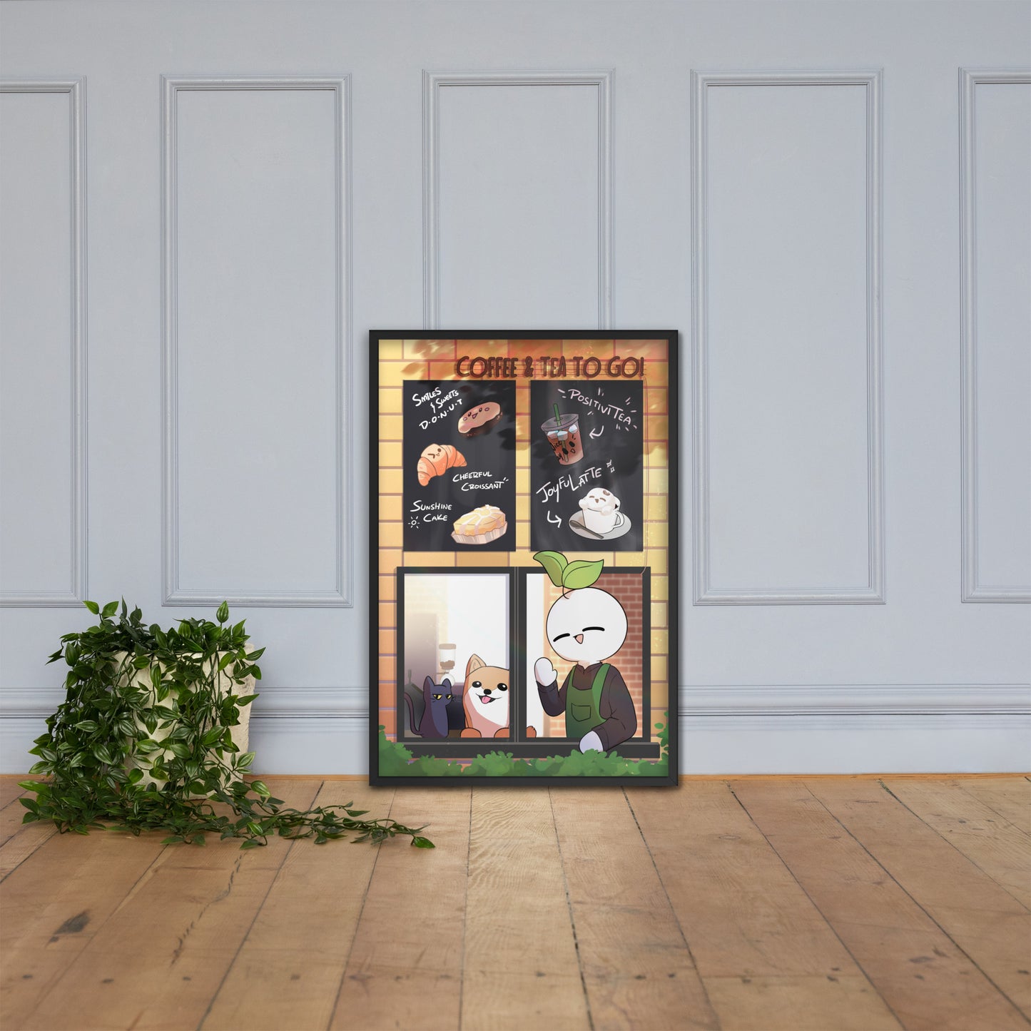 Coffee and Tea | Framed poster