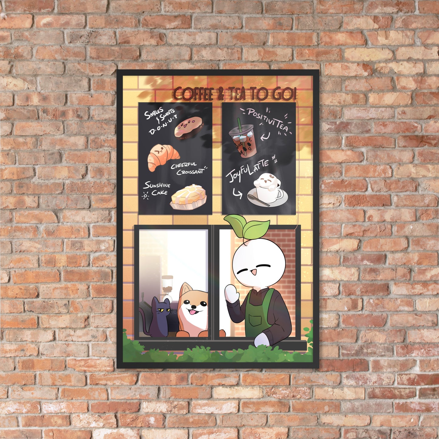 Coffee and Tea | Framed poster