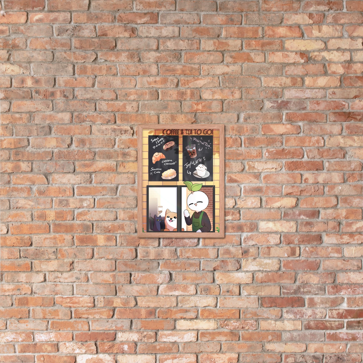 Coffee and Tea | Framed poster