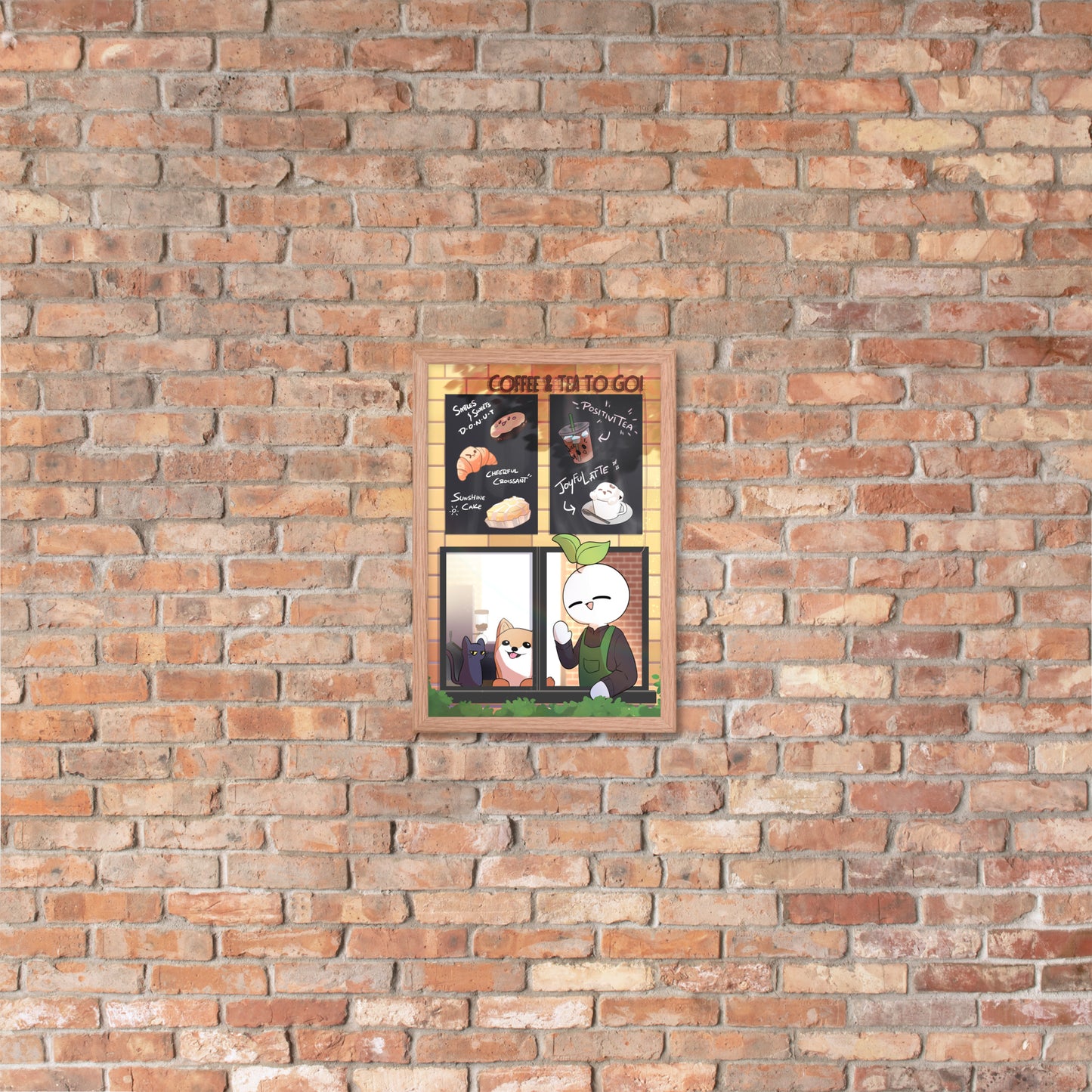 Coffee and Tea | Framed poster