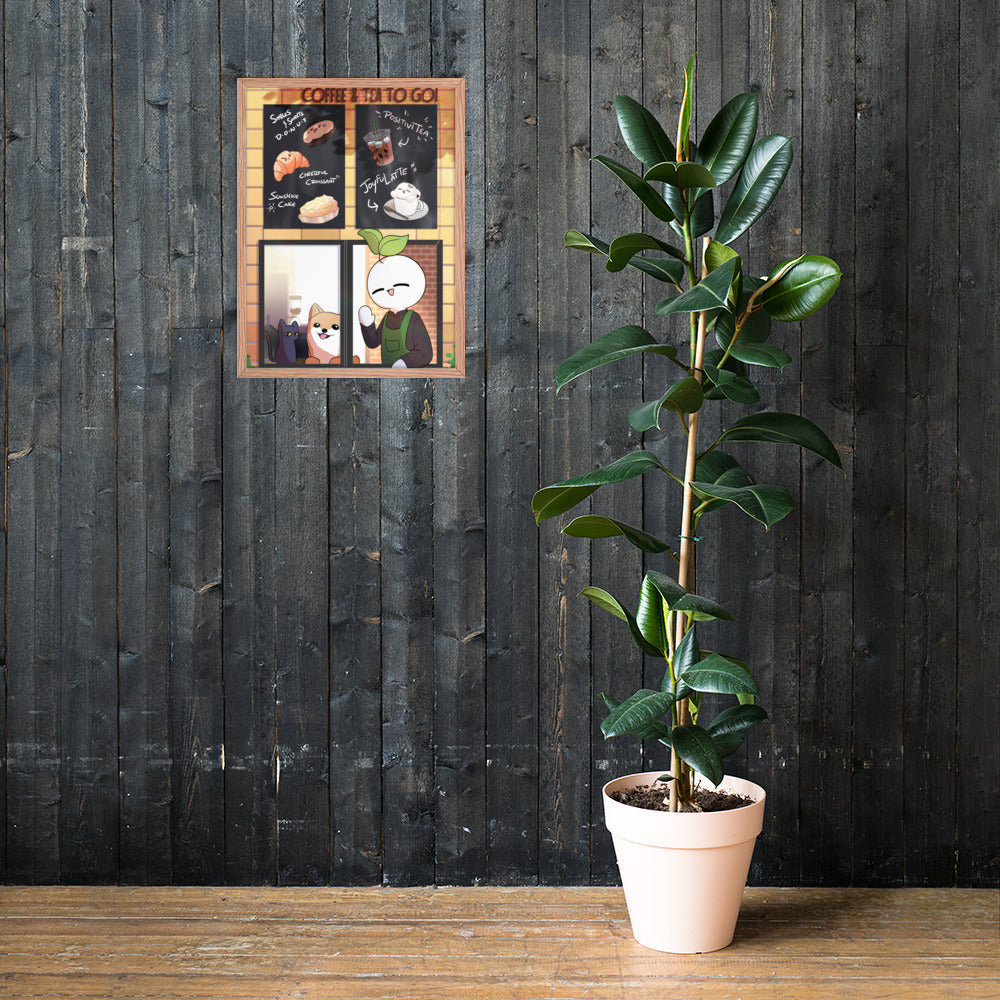 Coffee and Tea | Framed poster