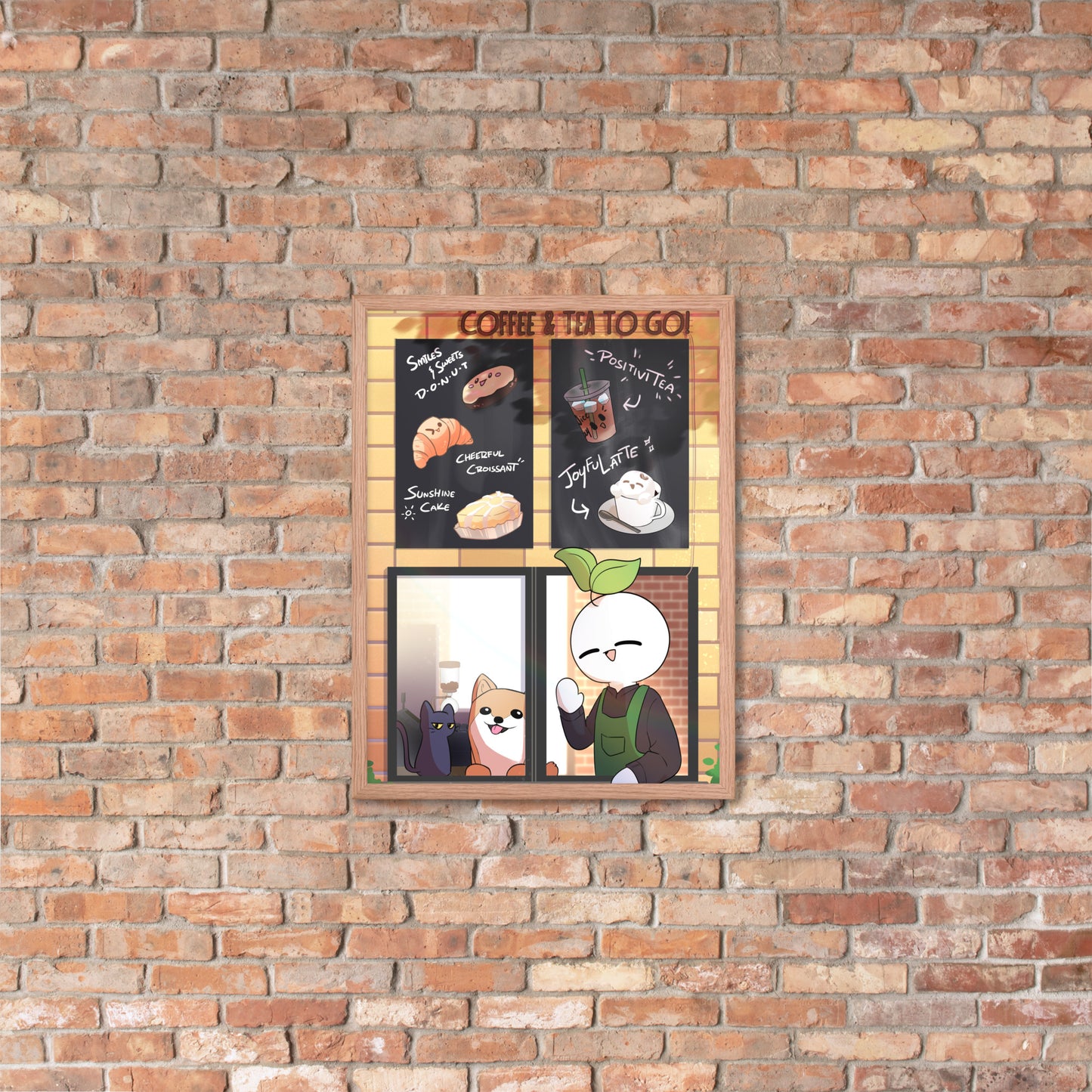 Coffee and Tea | Framed poster