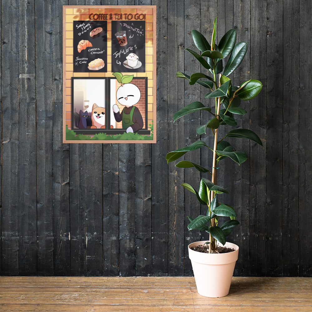 Coffee and Tea | Framed poster