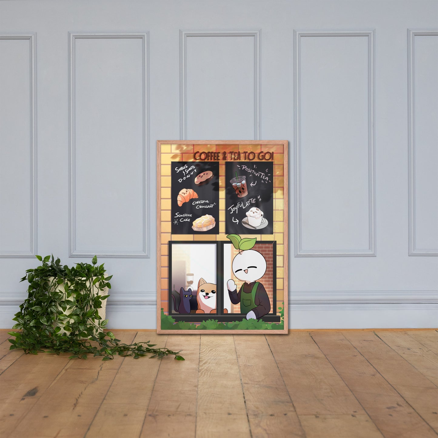 Coffee and Tea | Framed poster