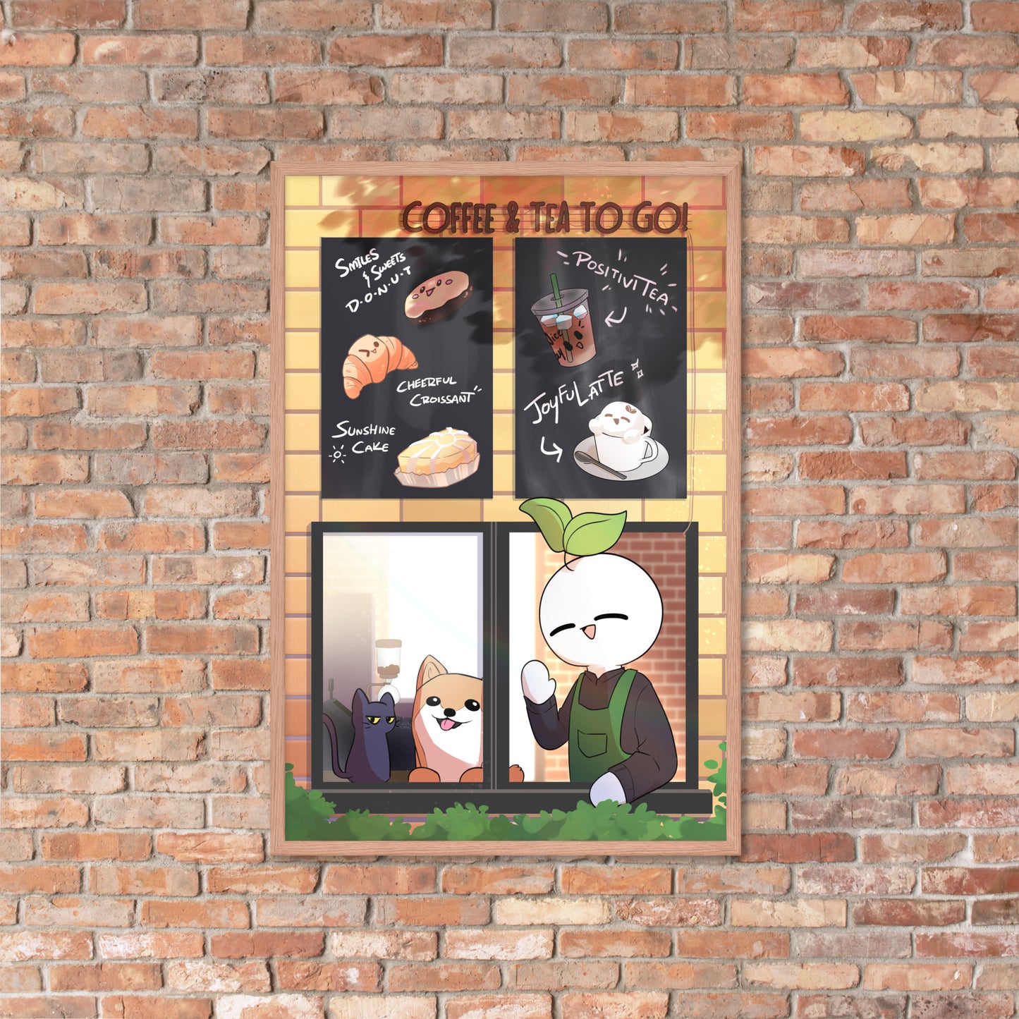 Coffee and Tea | Framed poster