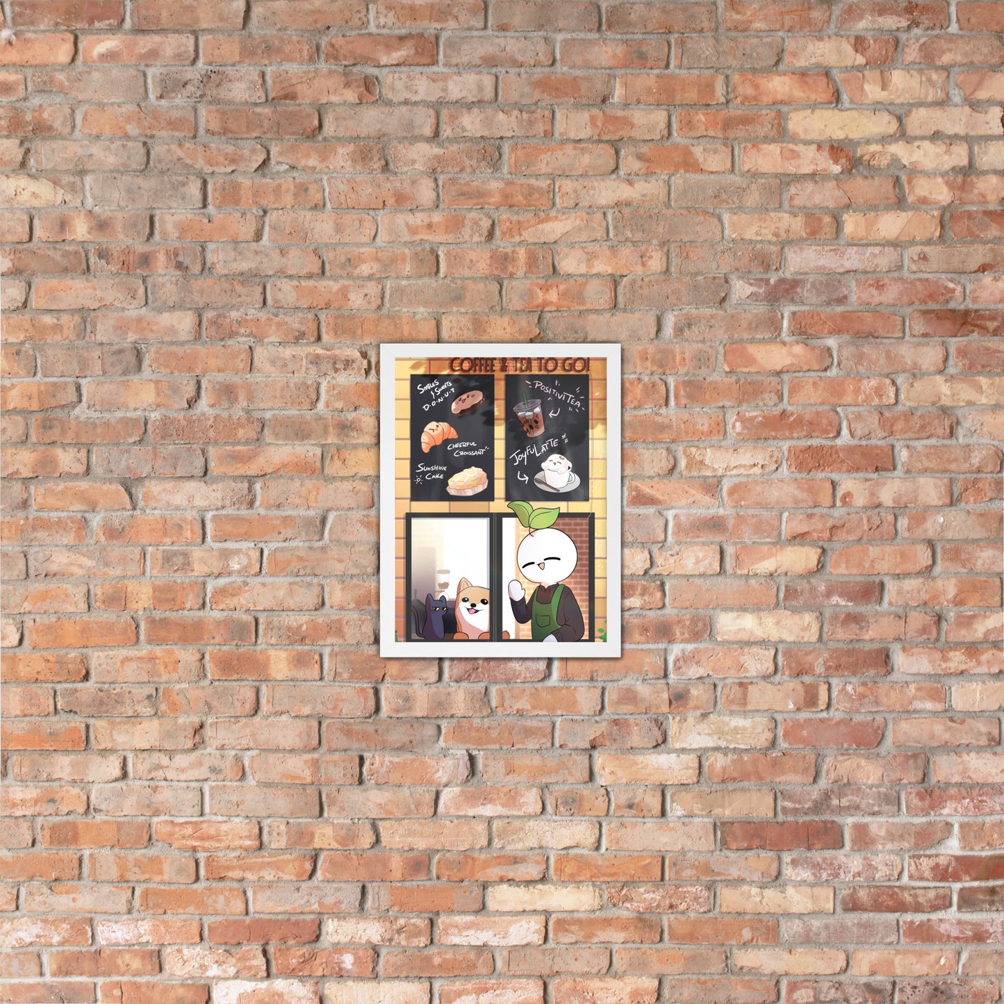 Coffee and Tea | Framed poster