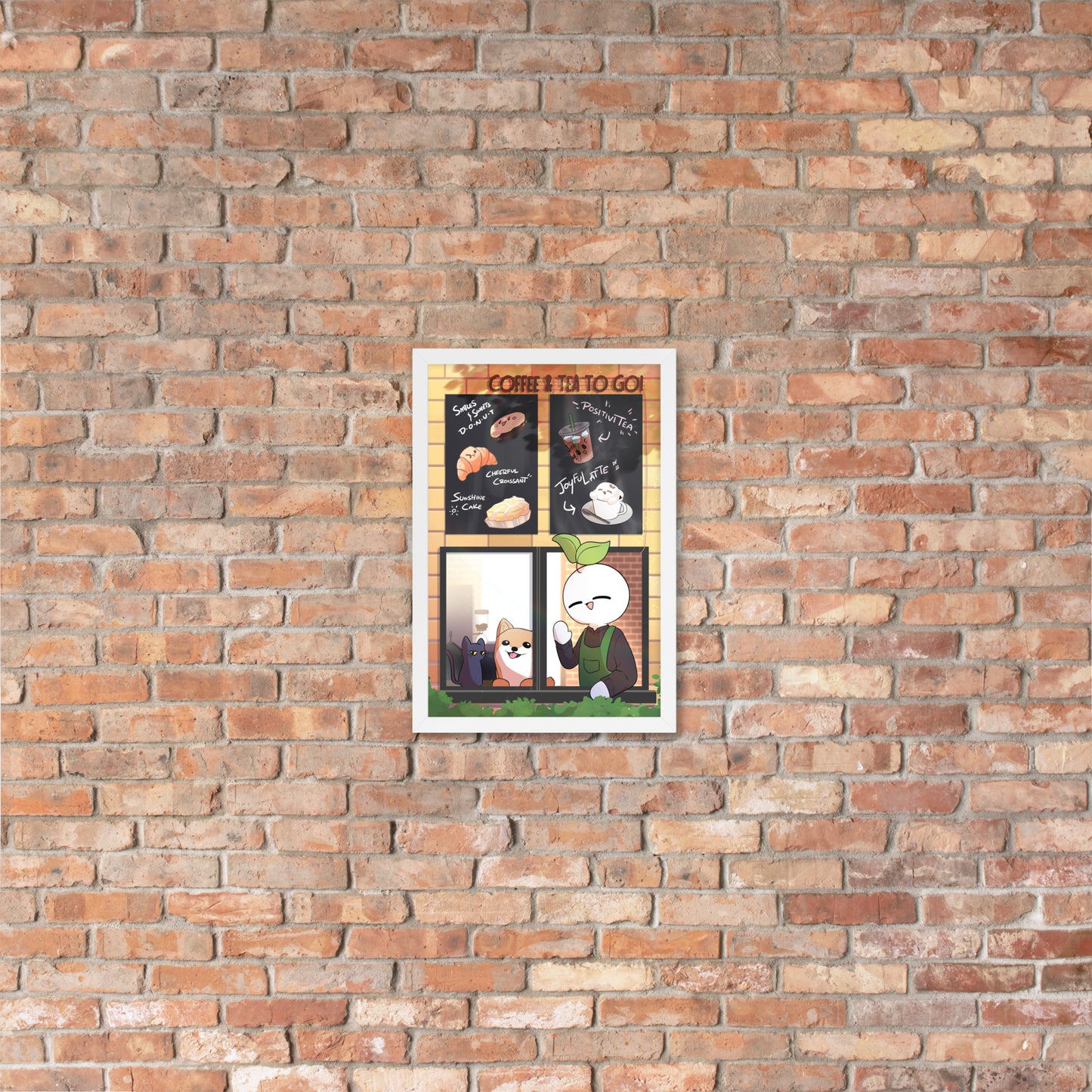 Coffee and Tea | Framed poster