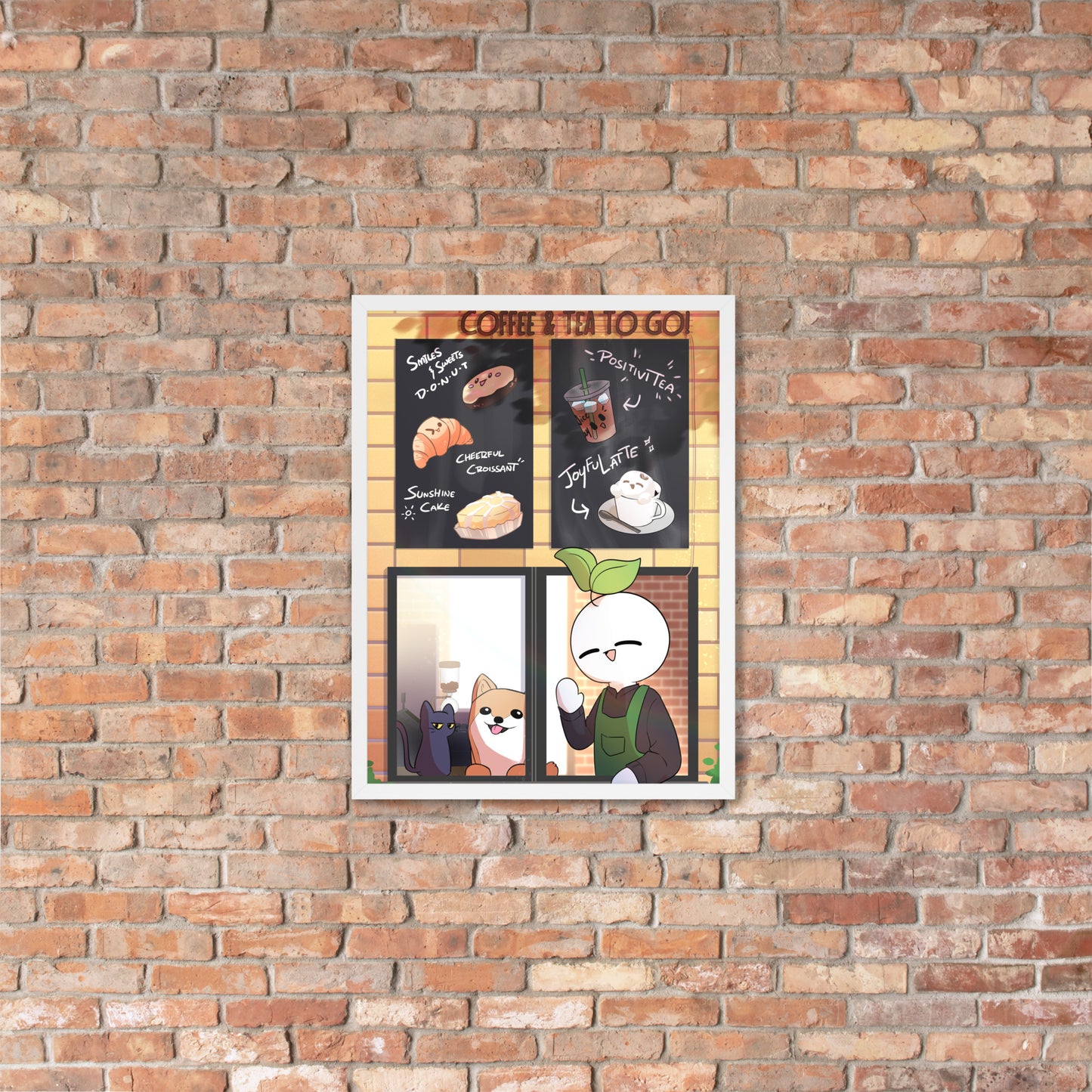 Coffee and Tea | Framed poster