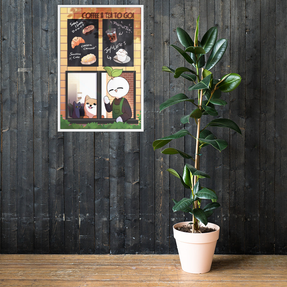 Coffee and Tea | Framed poster