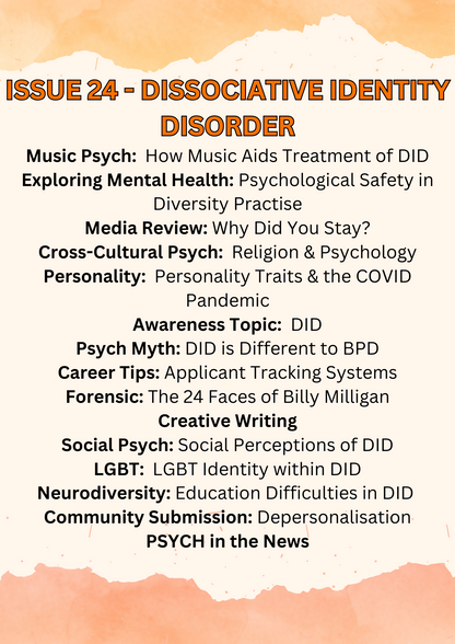 Psych2Go Magazine #24 - Dissociative Identity disorder (Digital)
