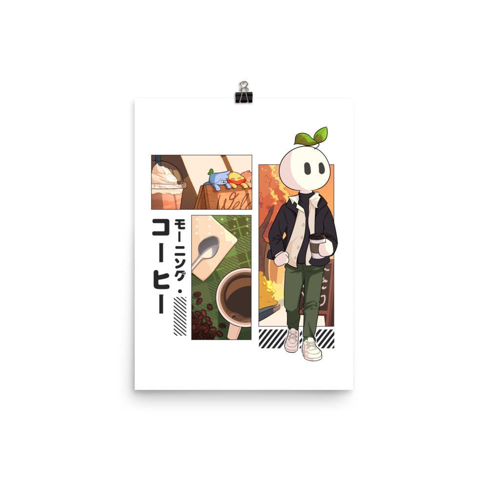 Morning Coffee Psi Photo paper poster