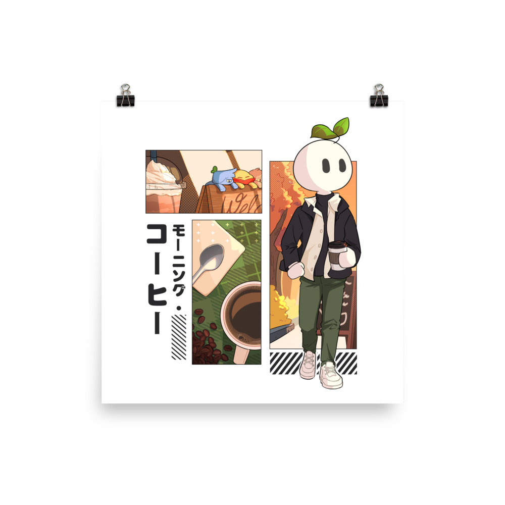 Morning Coffee Psi Photo paper poster