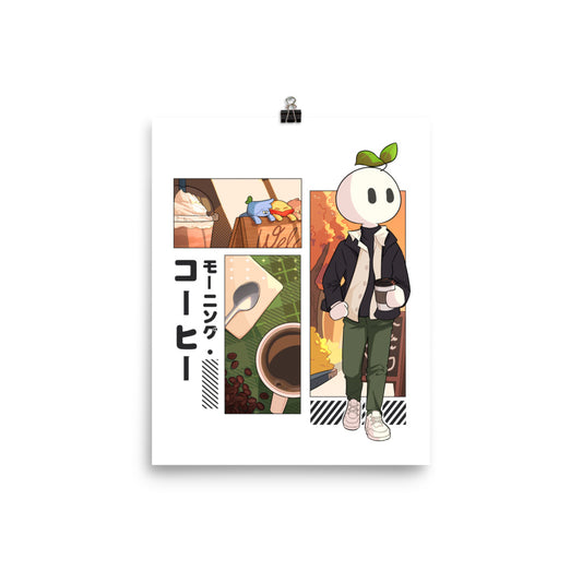 Morning Coffee Psi Photo paper poster