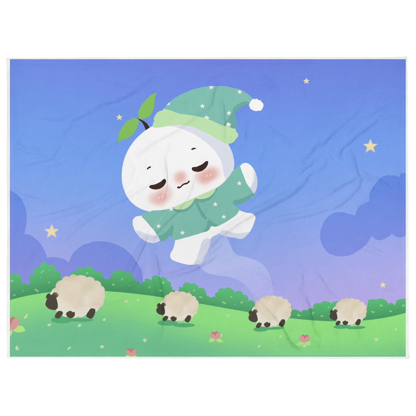 Psi Counting Sheep | Throw Blanket